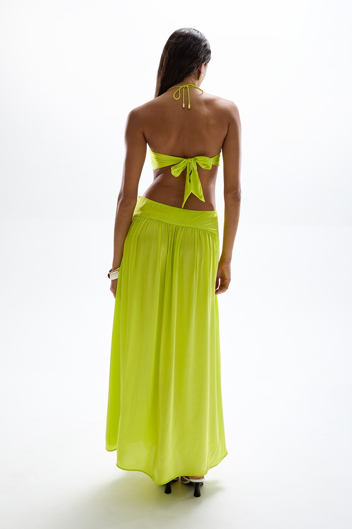 Mila Butterfly Maxi Dress - Citrus
