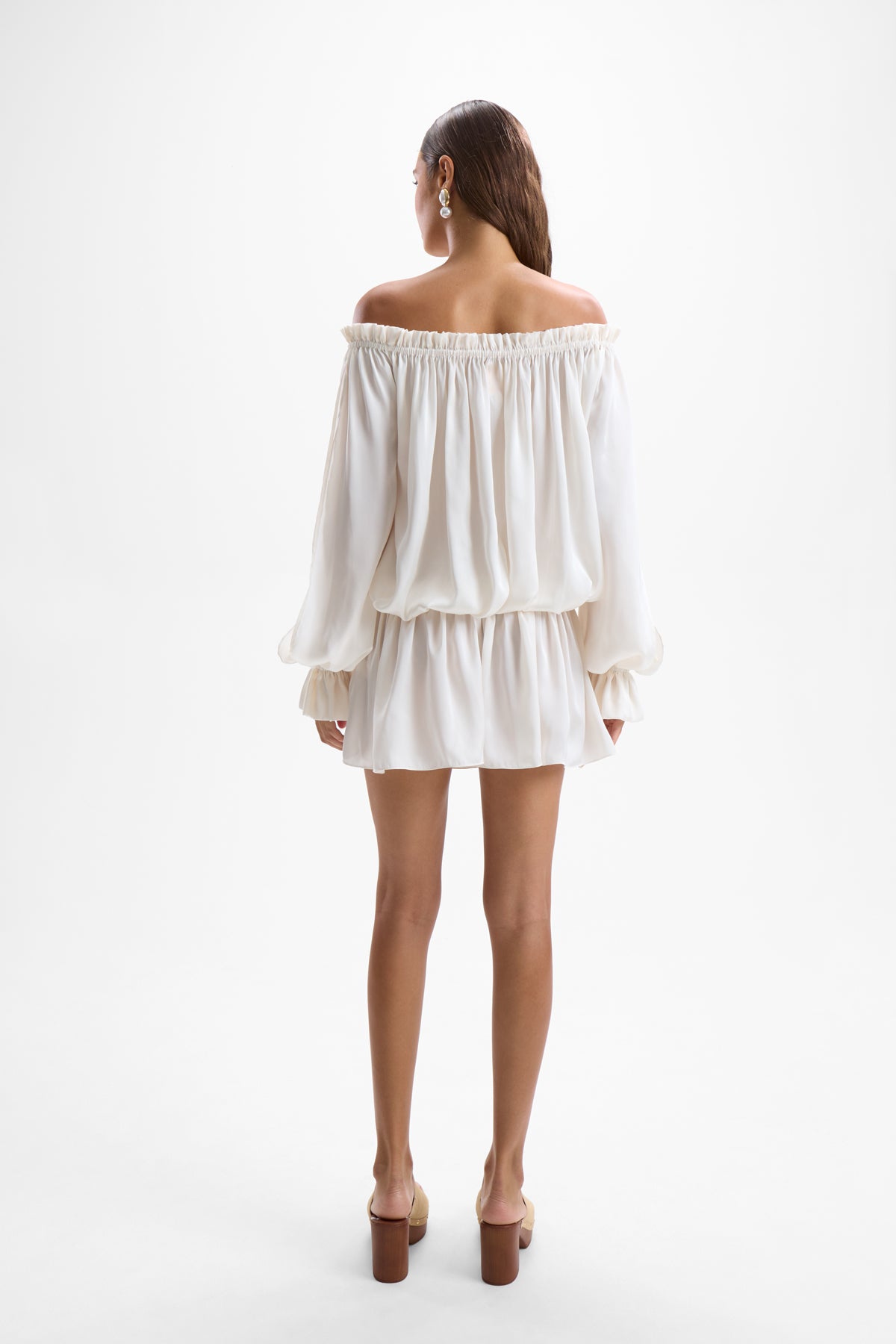 Chloe Mini Dress - Pearl