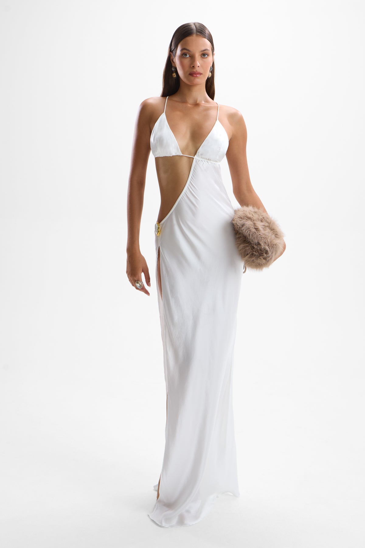 Villa Moonstone Dress - Pearl