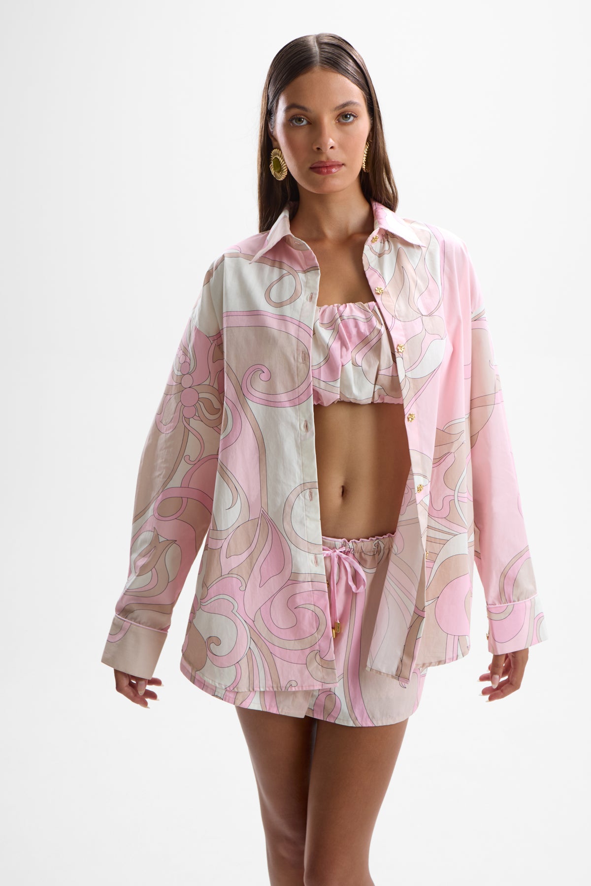 Florence Shirt - Deco Pink