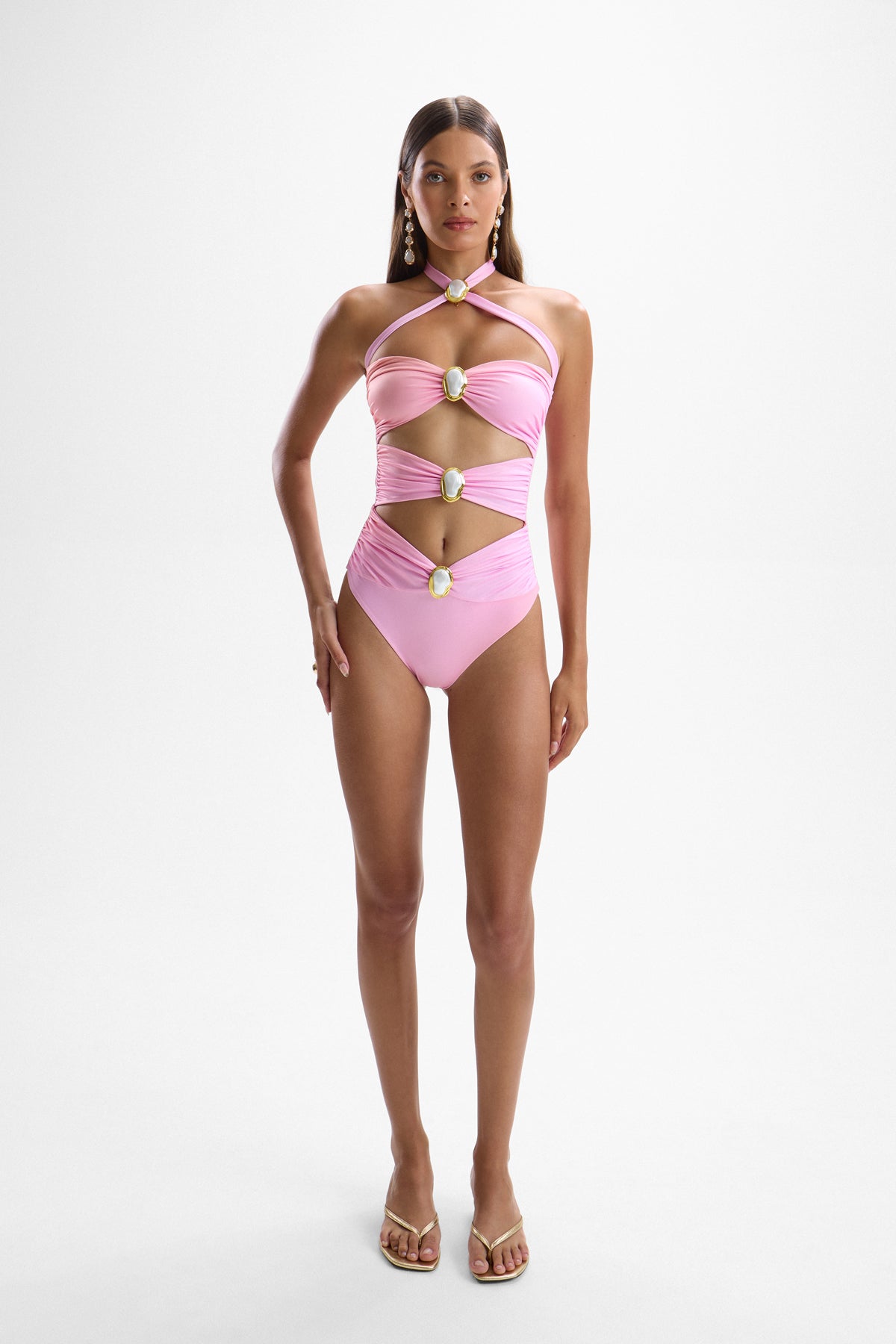 Diamond Moonstone Swimsuit - Sorbet