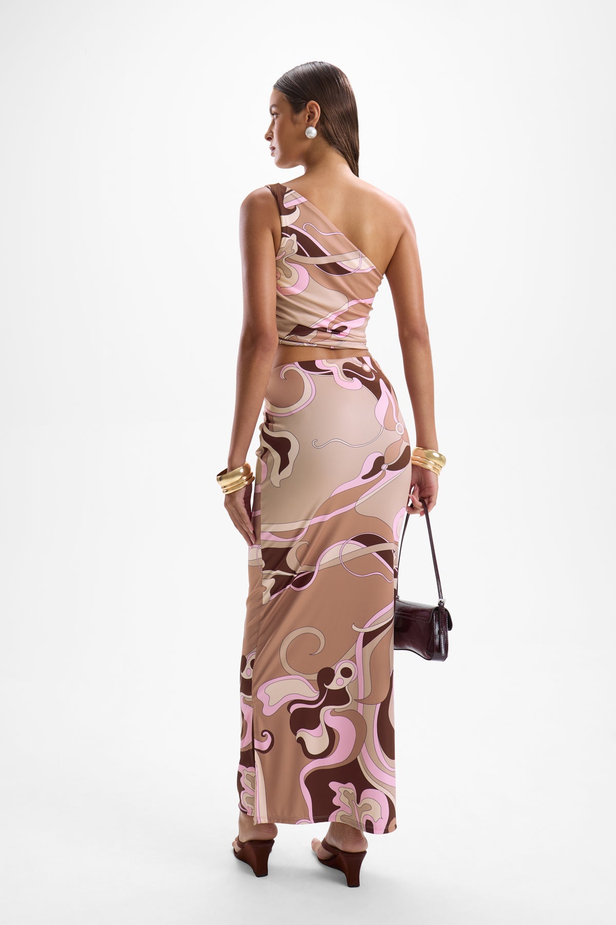 Cleo Cropped Top - Deco Mocha