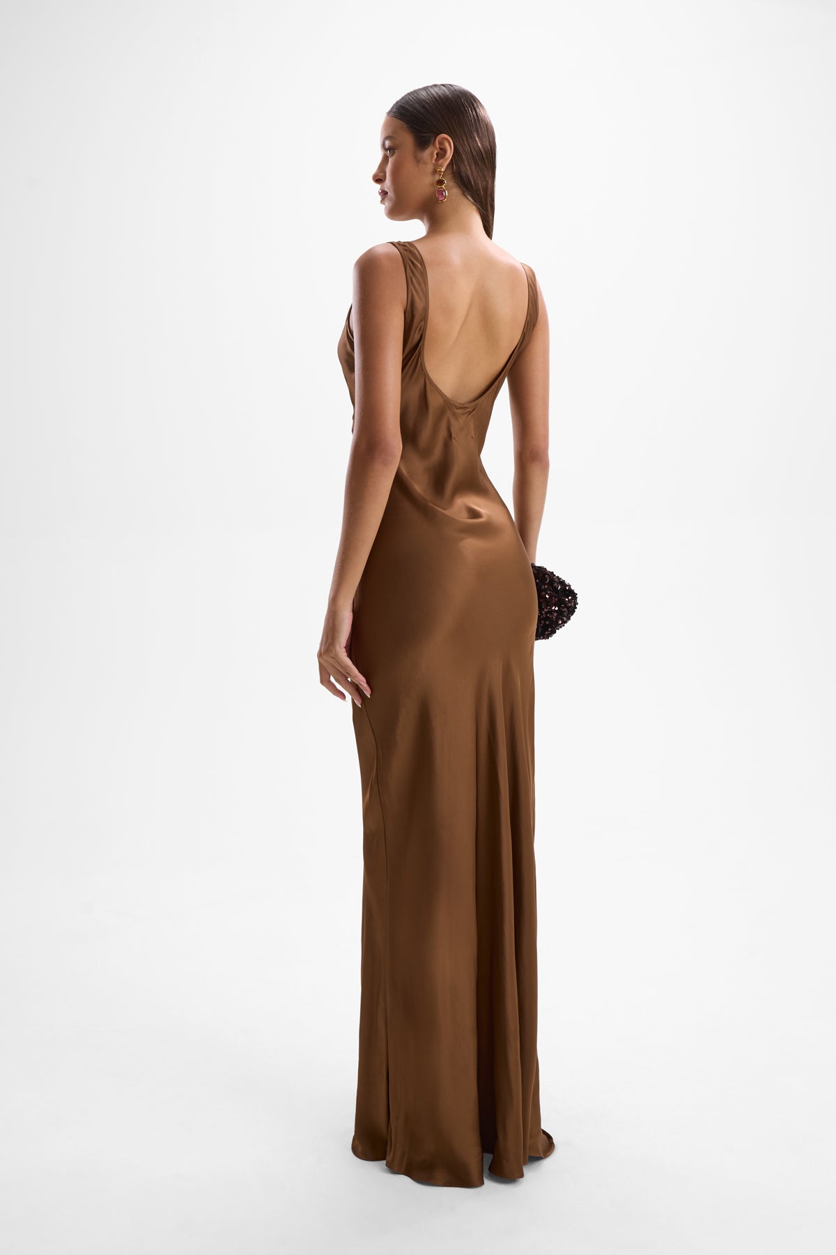 Devon Slip Dress - Mocha