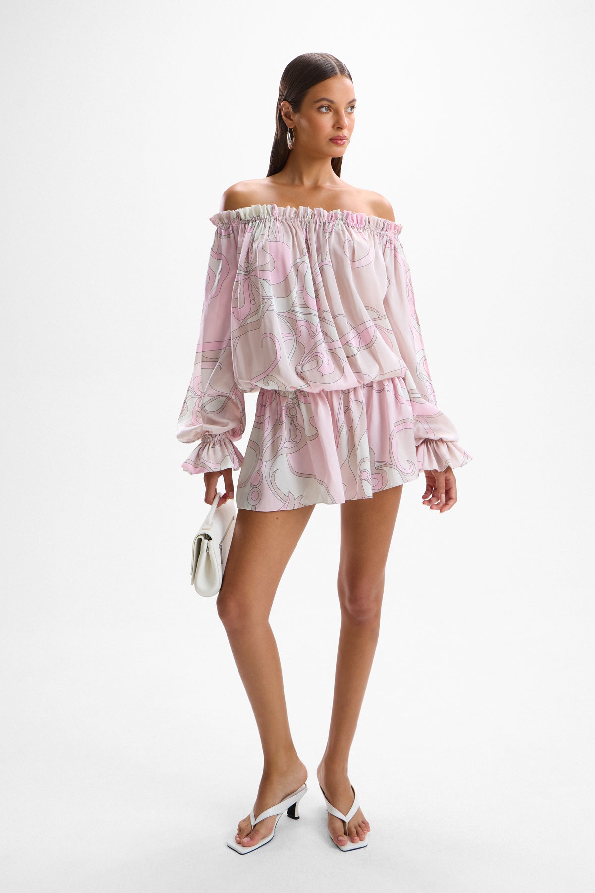 Chloe Mini Dress - Deco Pink