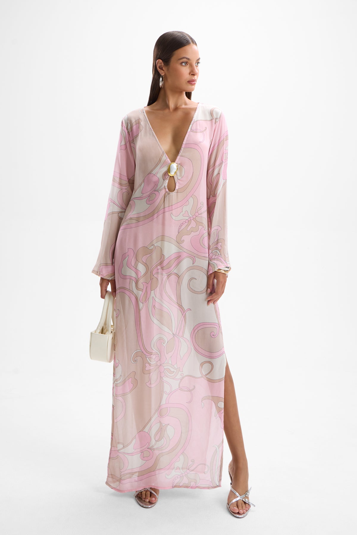 Hotline Moonstone Dress - Deco Pink