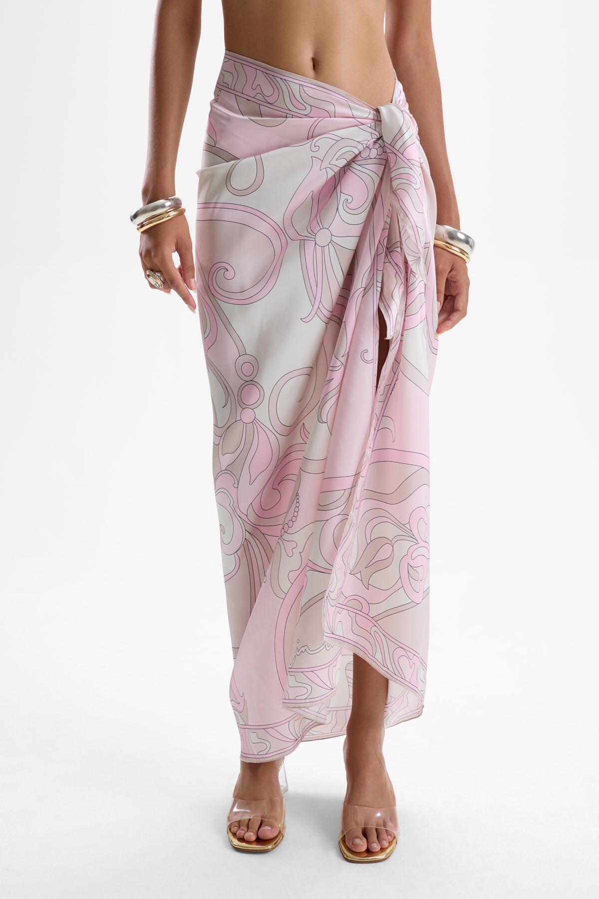 Long Scarf - Deco Pink