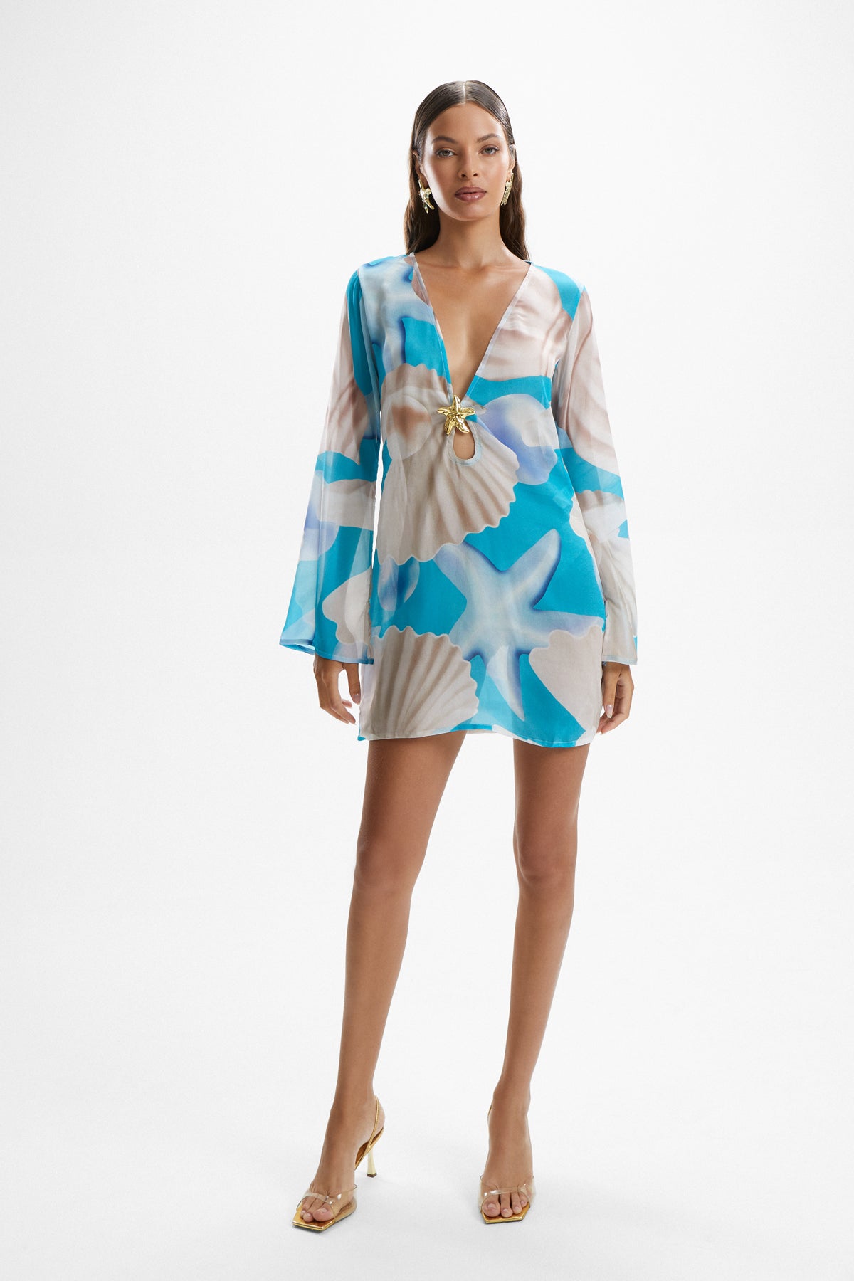 Lulu' Seastar Dress - Tahiti Blue