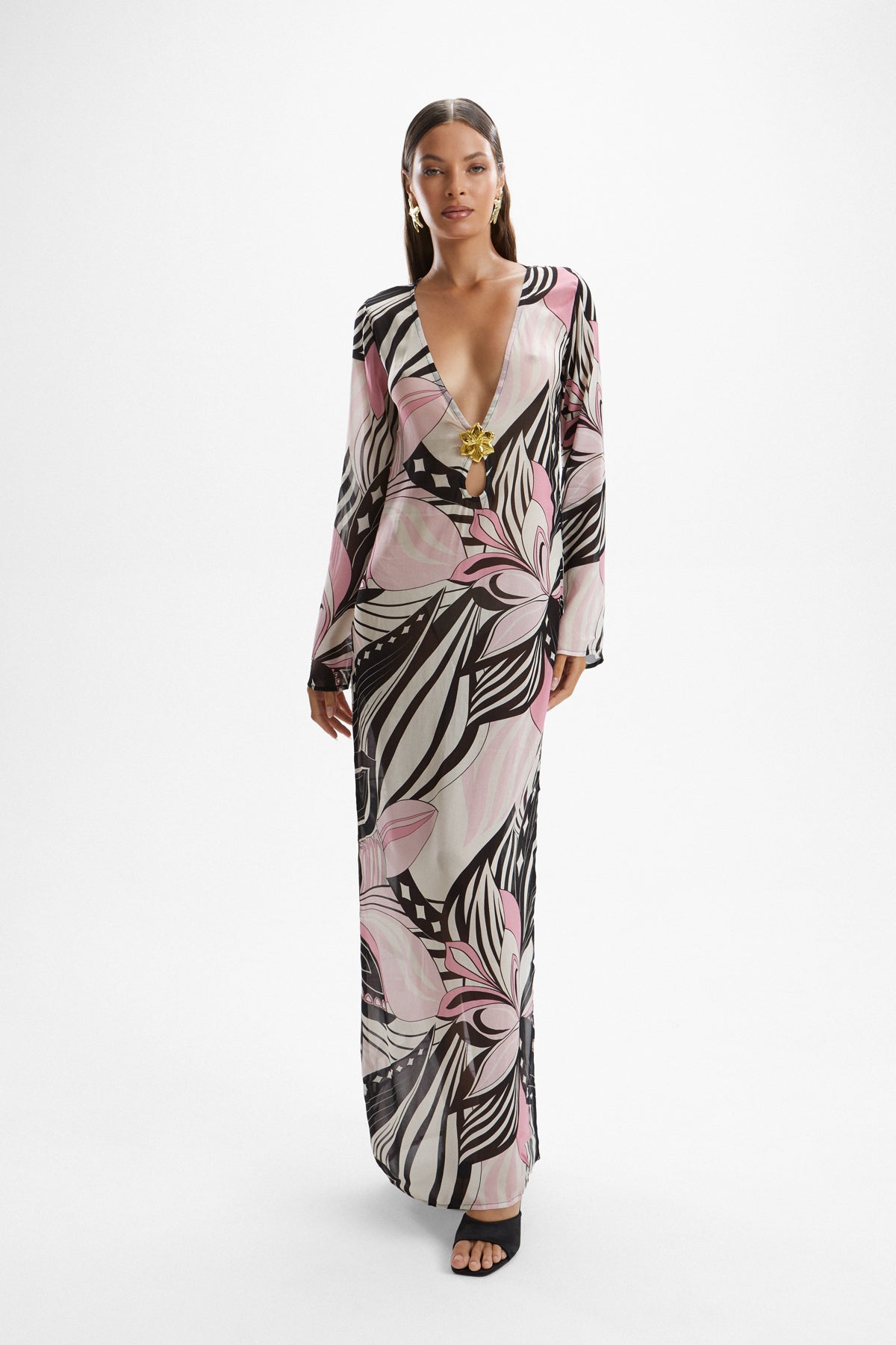 Hotline' Hibiscus Dress - Allegro