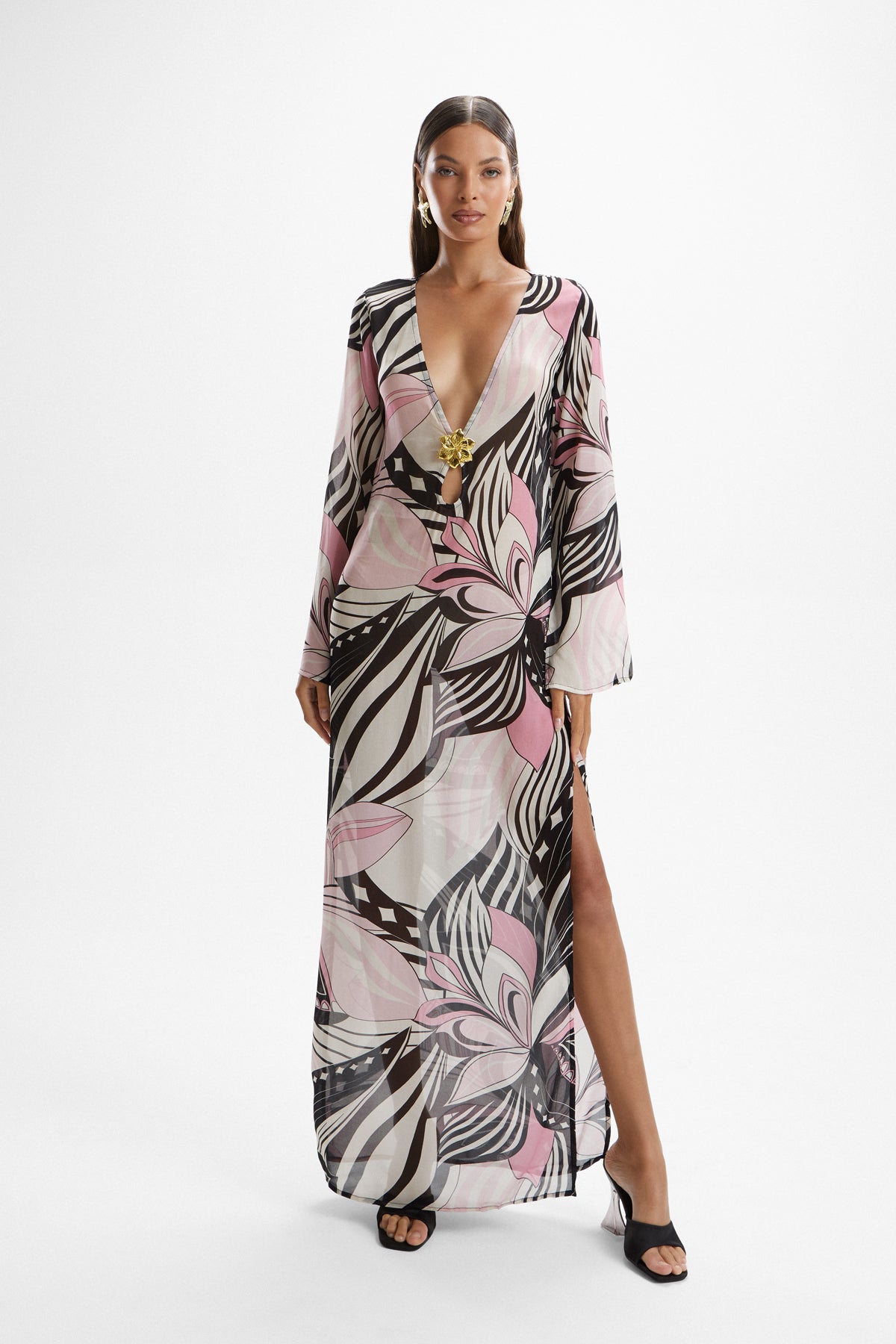 Hotline' Hibiscus Dress - Allegro