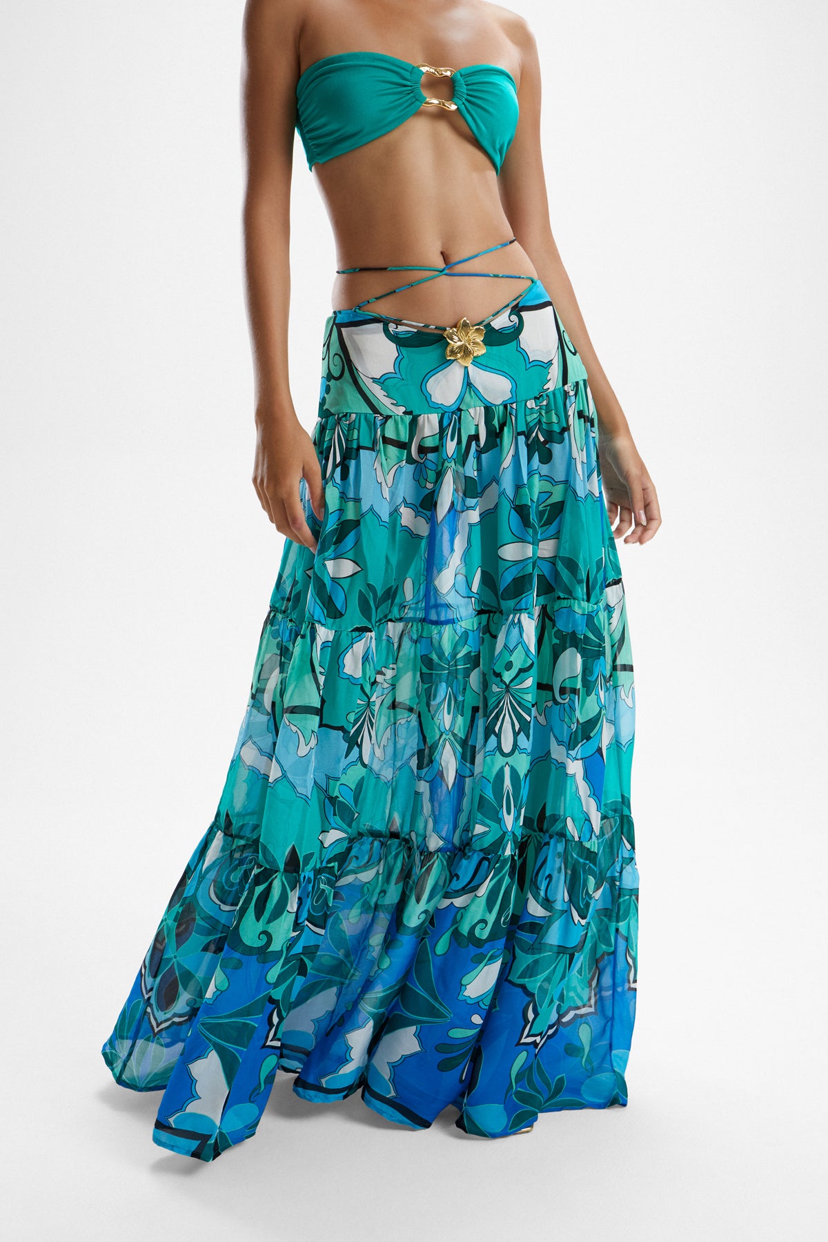 Song' Skirt - Boheme Blue