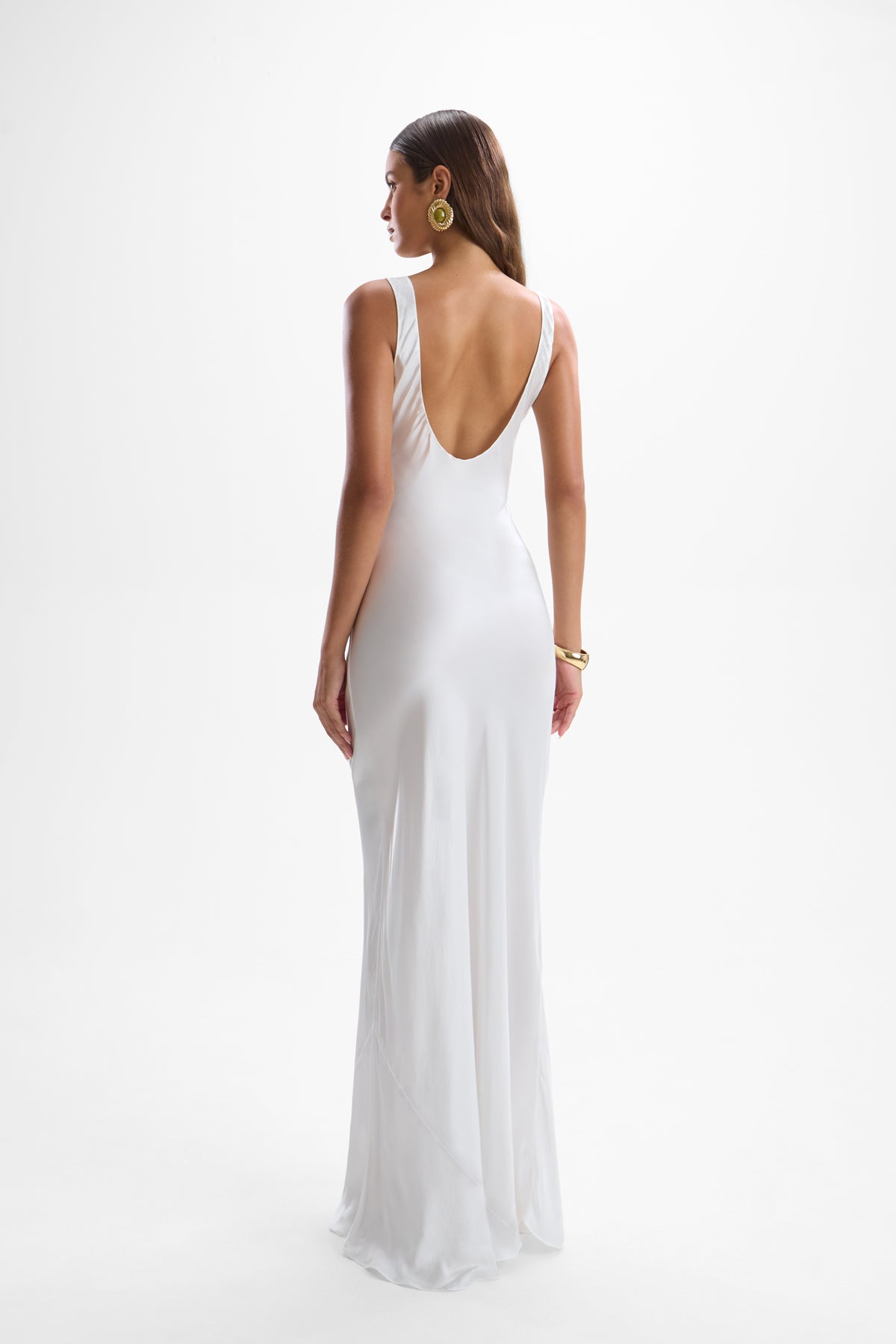 Devon Slip Dress - Pearl