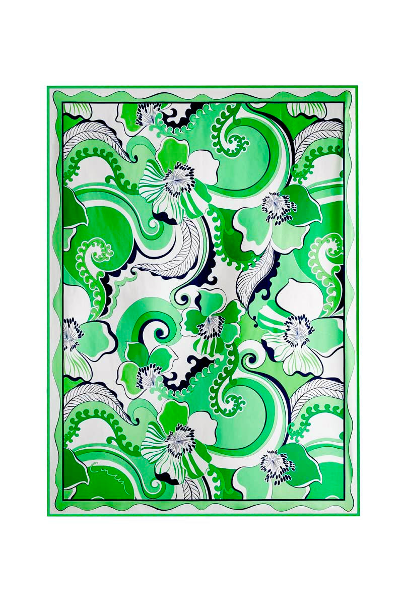 'Fern' Silky Long Scarf