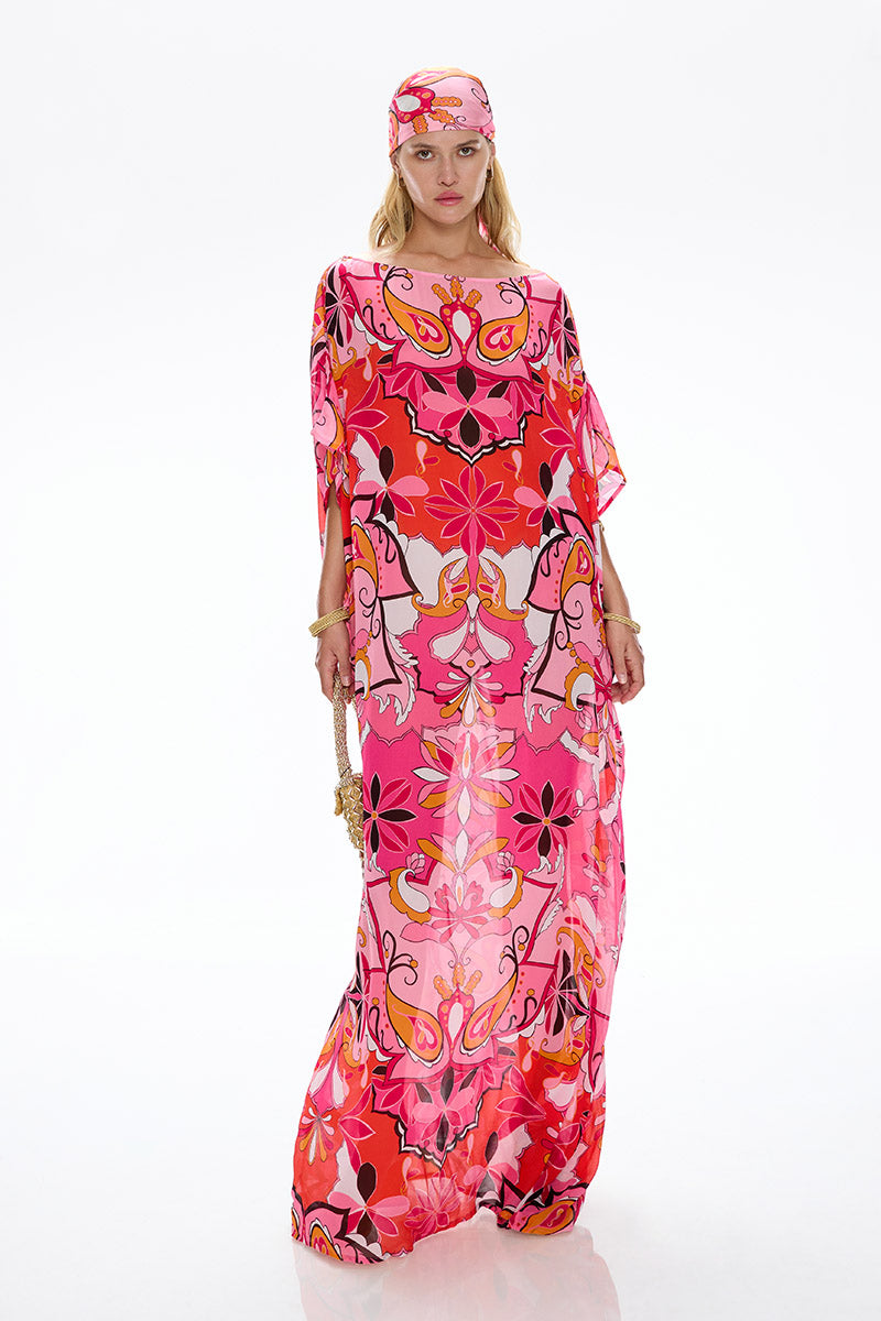 'Malibu' Caftan - Boheme Pink