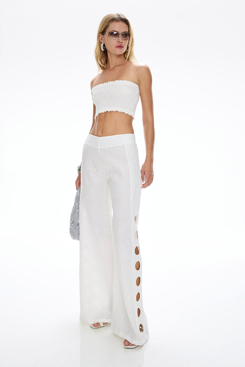 'Orb' Pants - Pearl