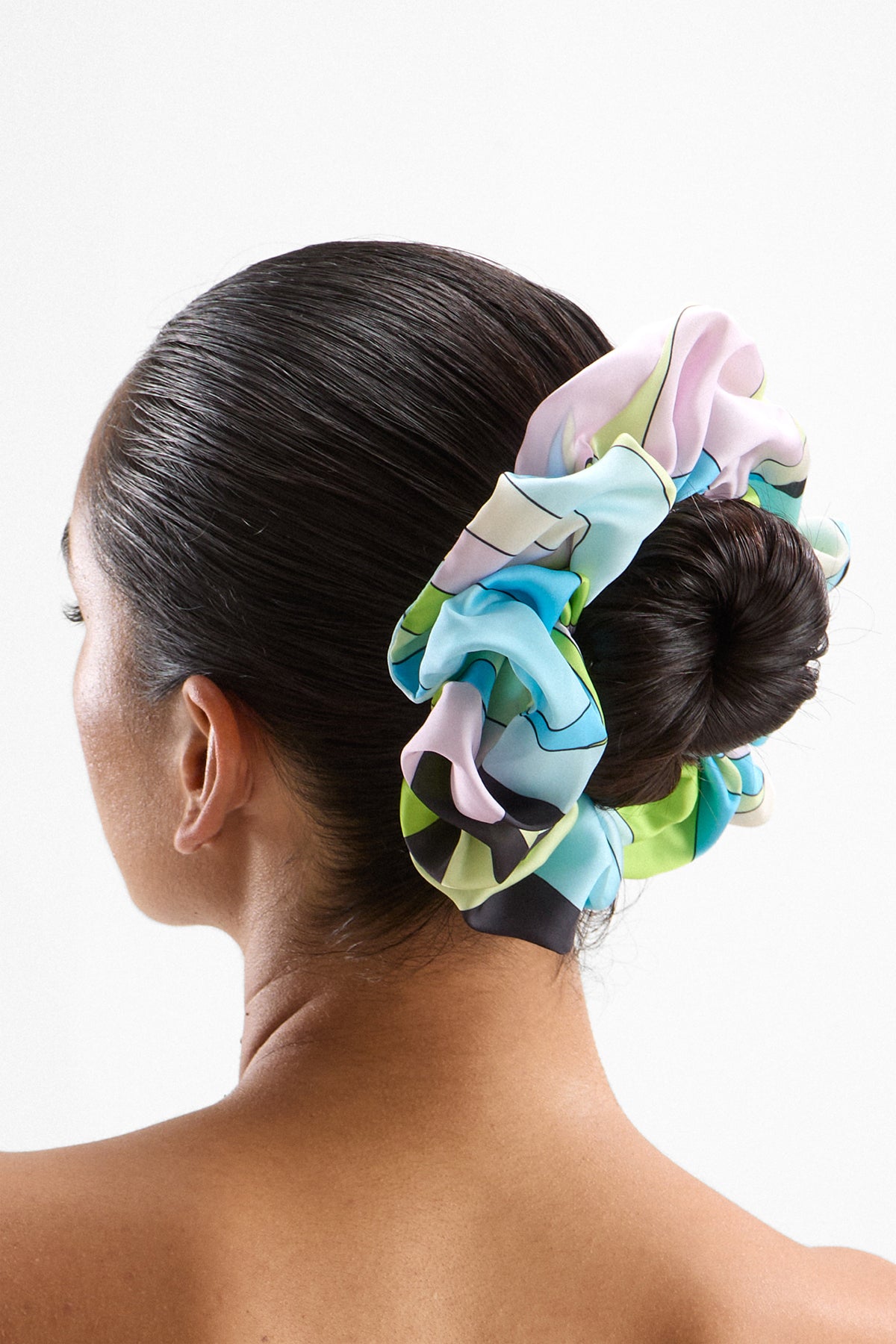 Silky Scrunchie - Mars Blue