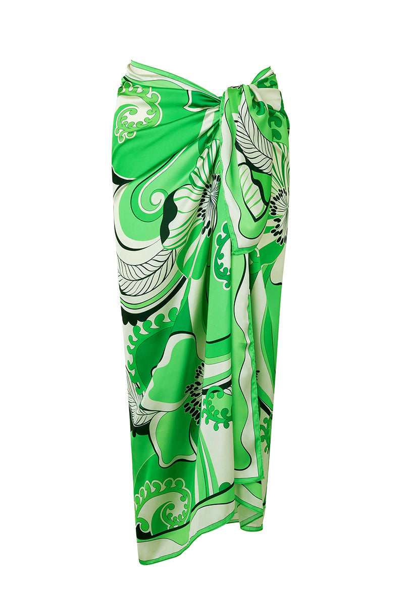 'Fern' Silky Long Scarf