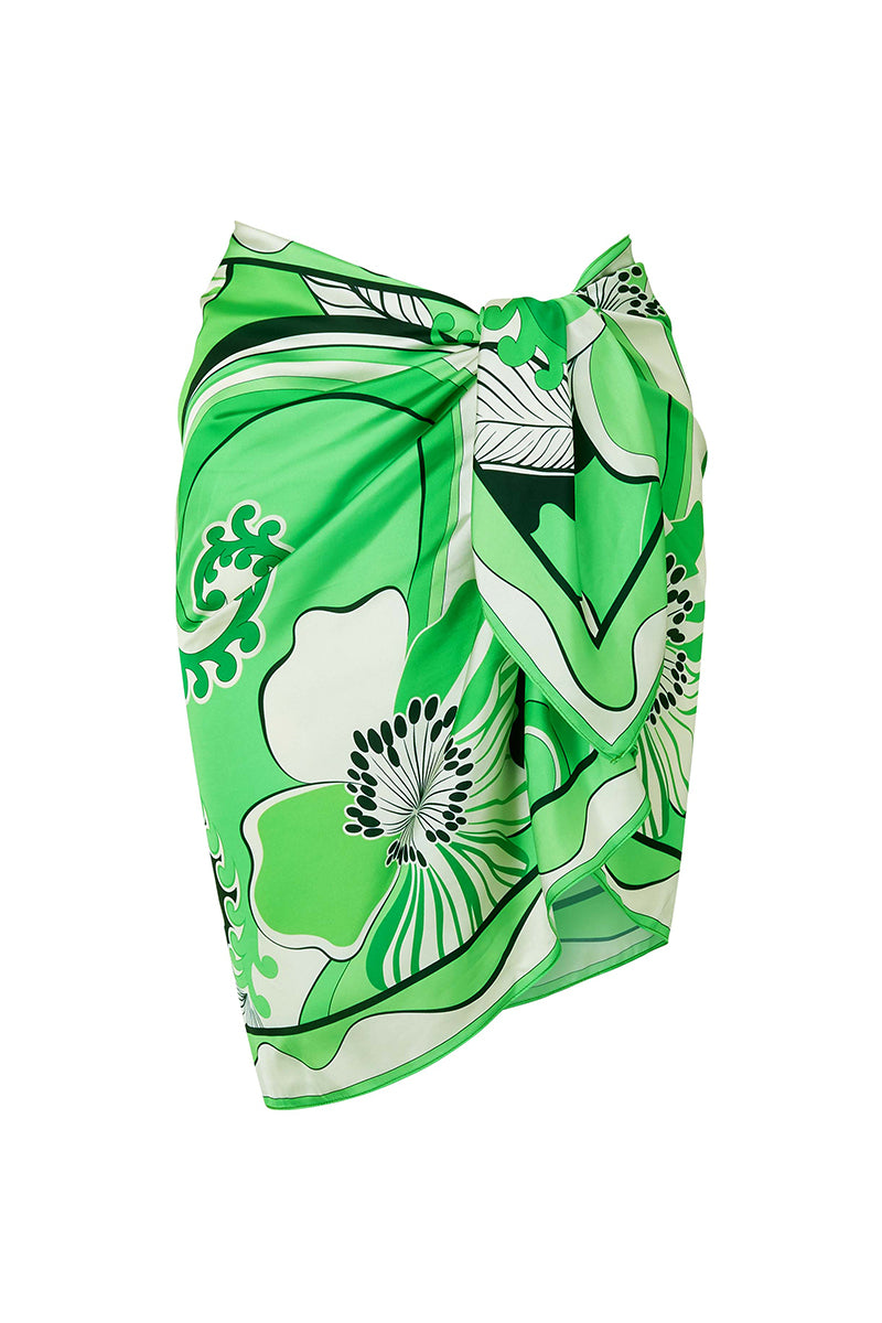 'Fern' Silky Short Scarf