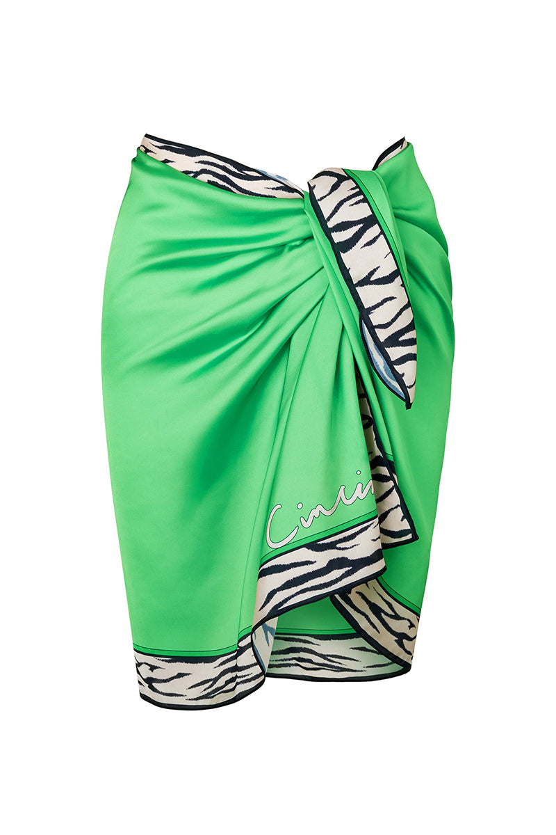 'Jade' Silky Short Scarf