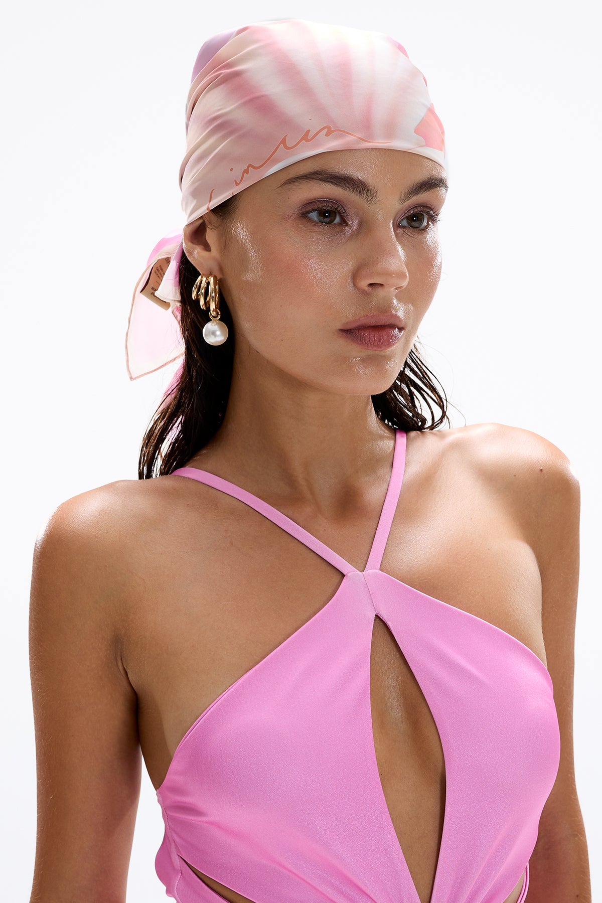 Headscarf - Tahiti Pink