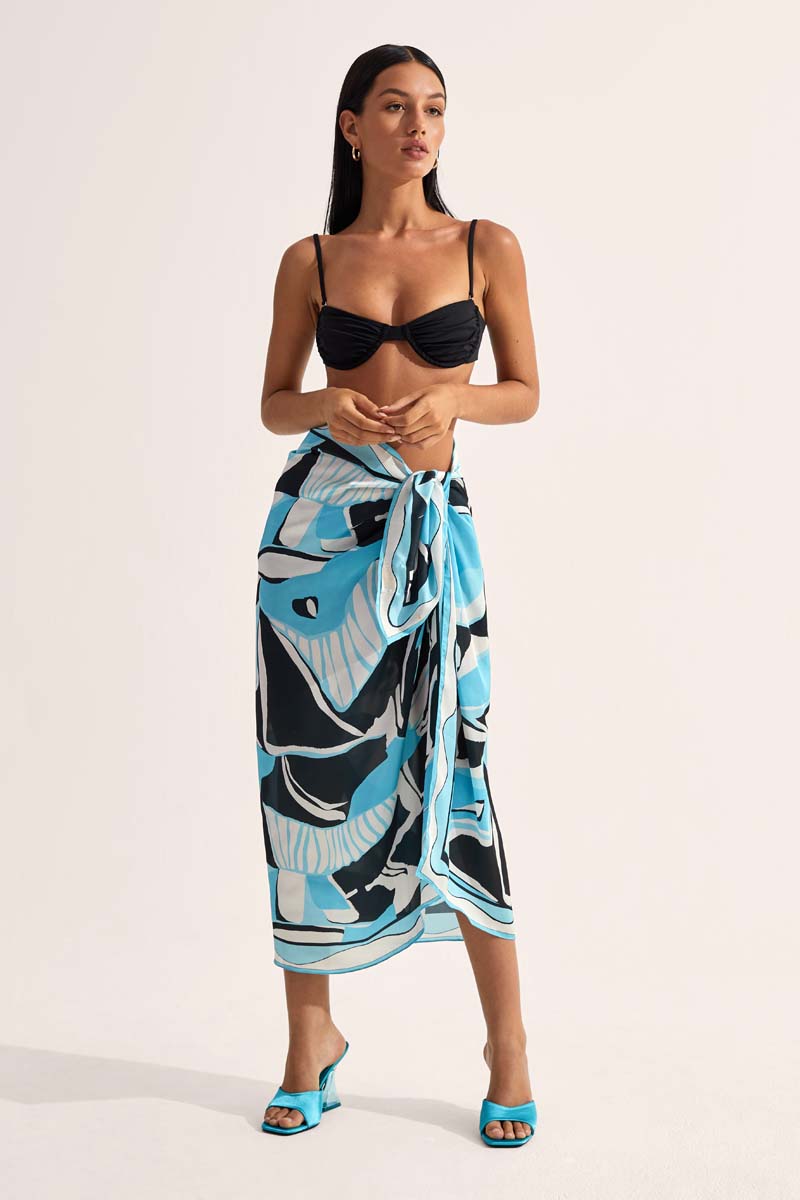 Long Scarf - Artifice Aqua