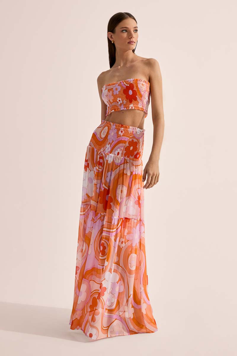 Vagabond Maxi Skirt - Bloom