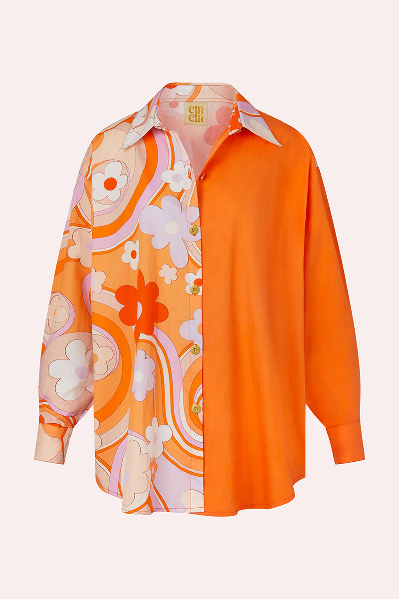 'Shadow' Buttoned Shirt - Bloom