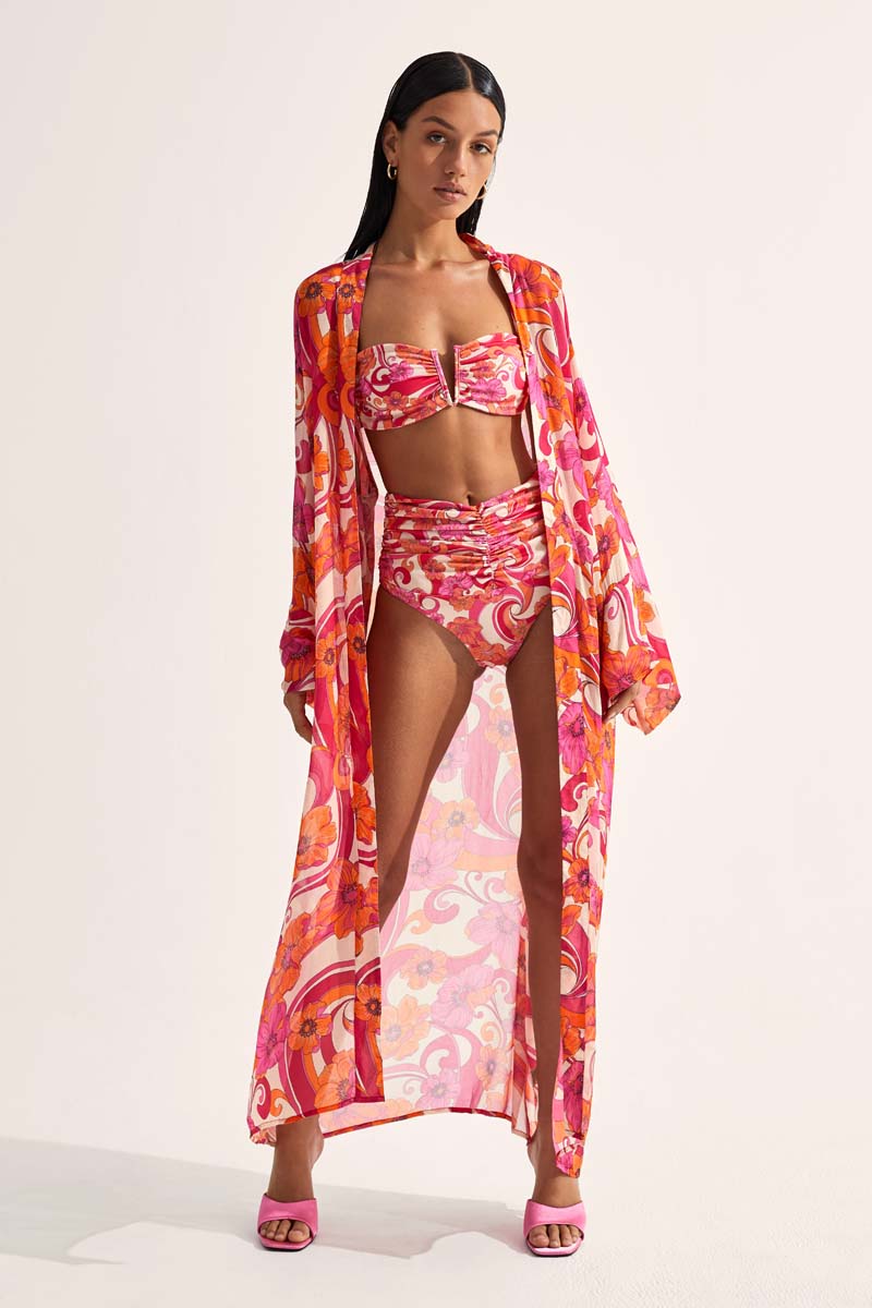 'Oracle' Robe Dress - Ultraviolet