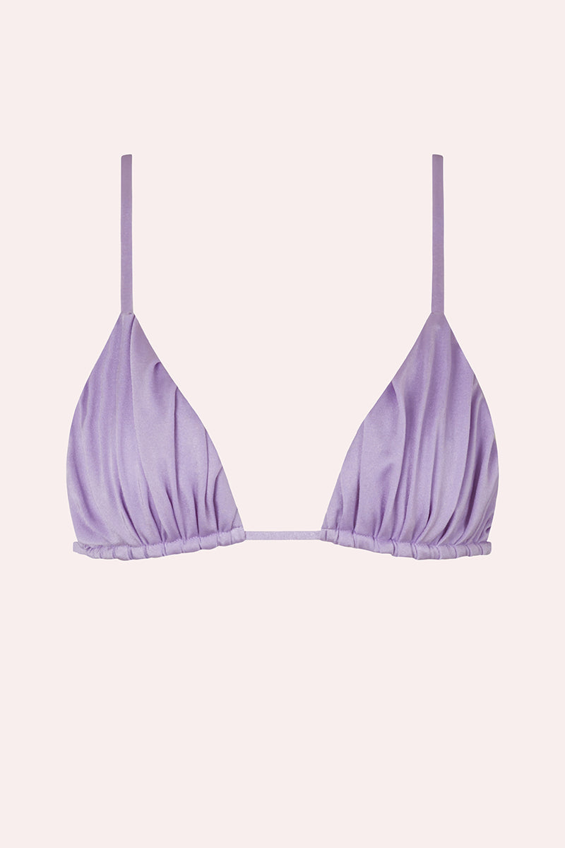 'Era' Ruched Top - Periwinkle