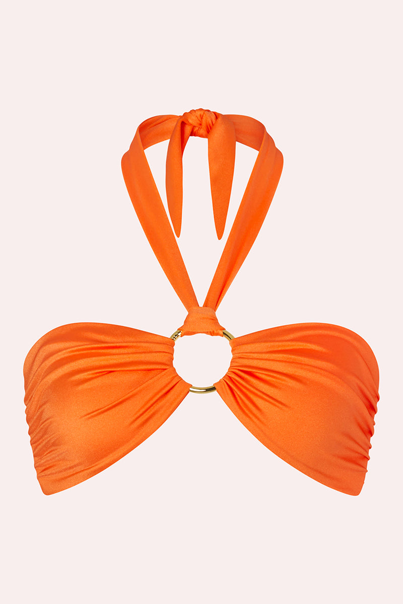 'Amulet' Bandeau Top - Orange