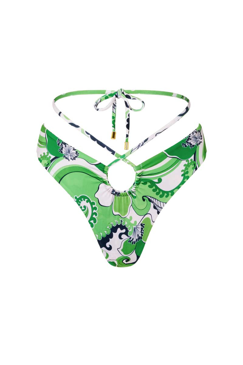 Lagoon Tie Detail Bottoms - Fern