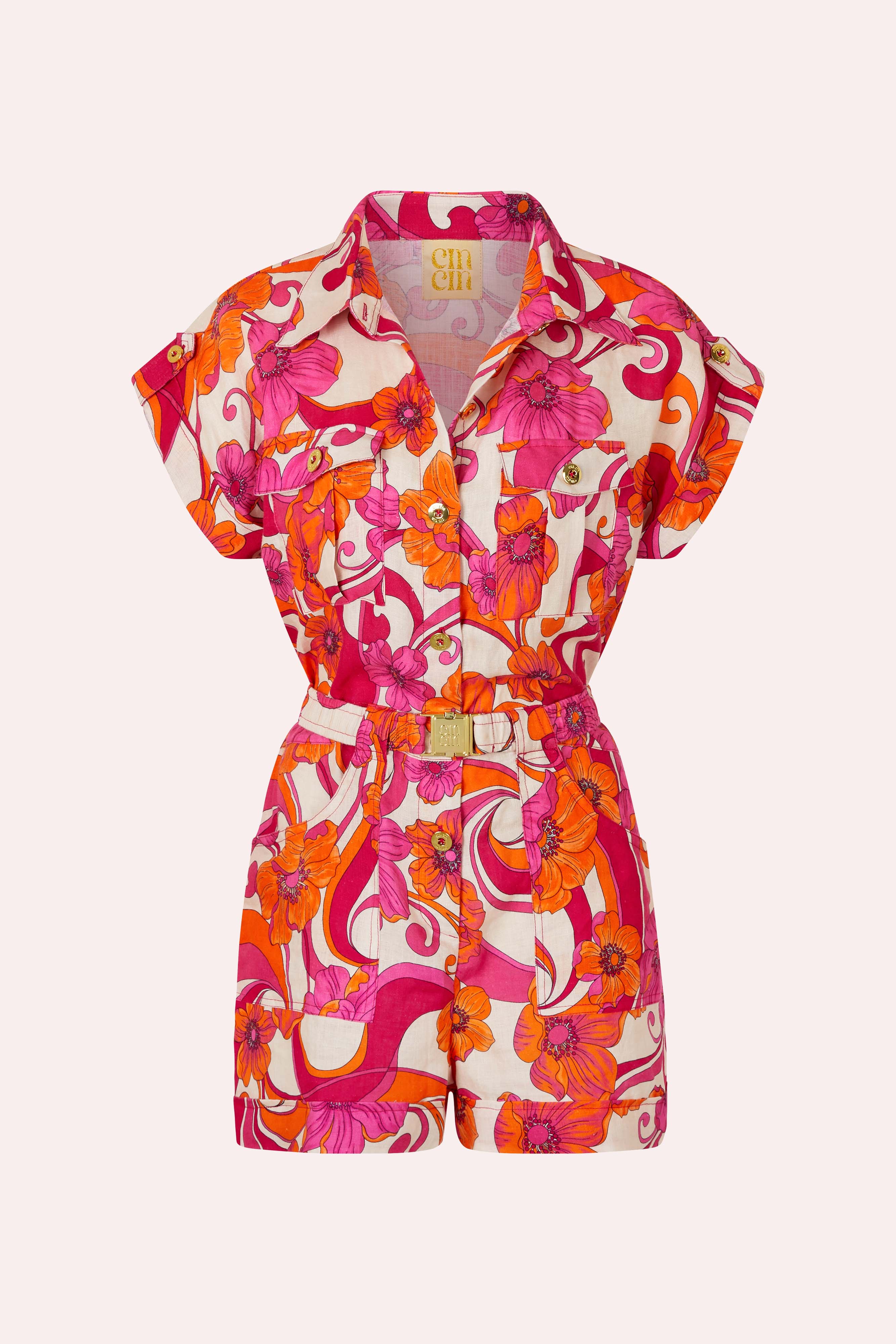 Spy Playsuit - Ultraviolet