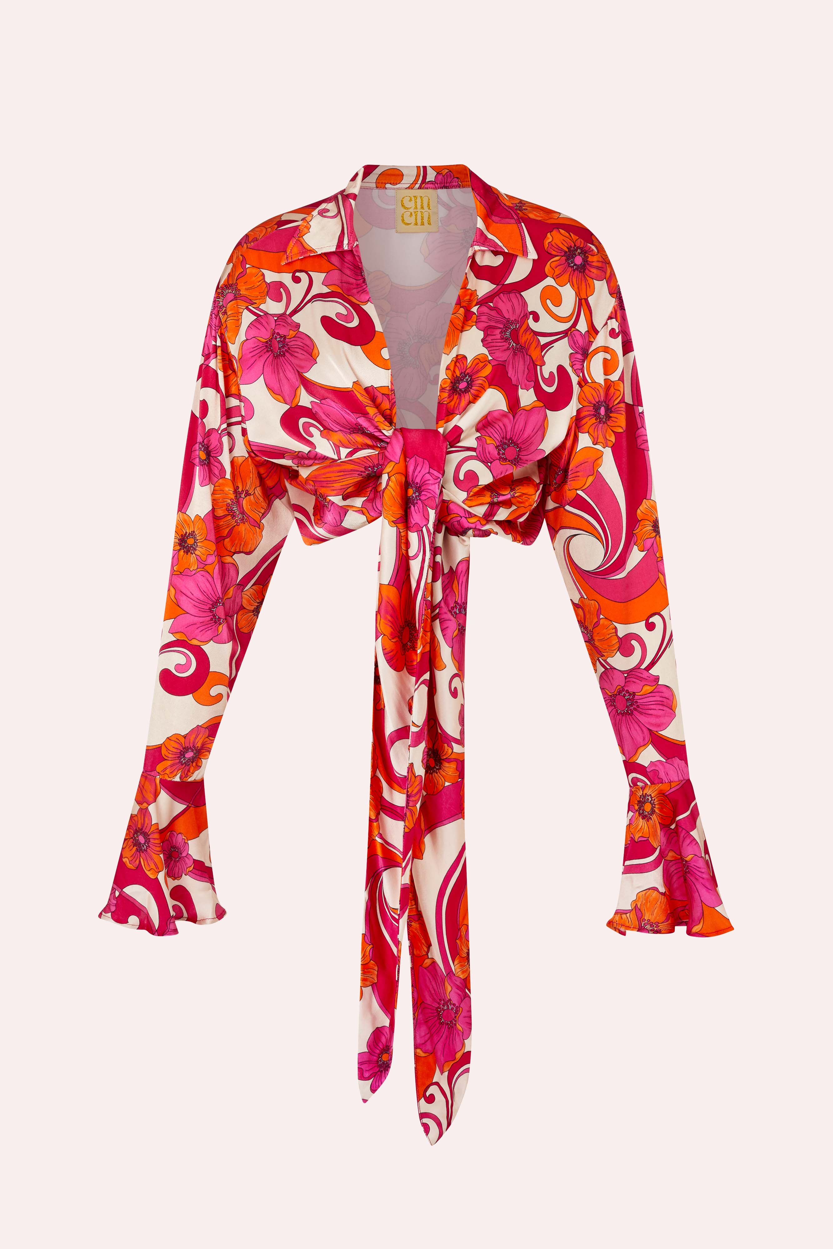 Luau Wrap Shirt - Ultraviolet