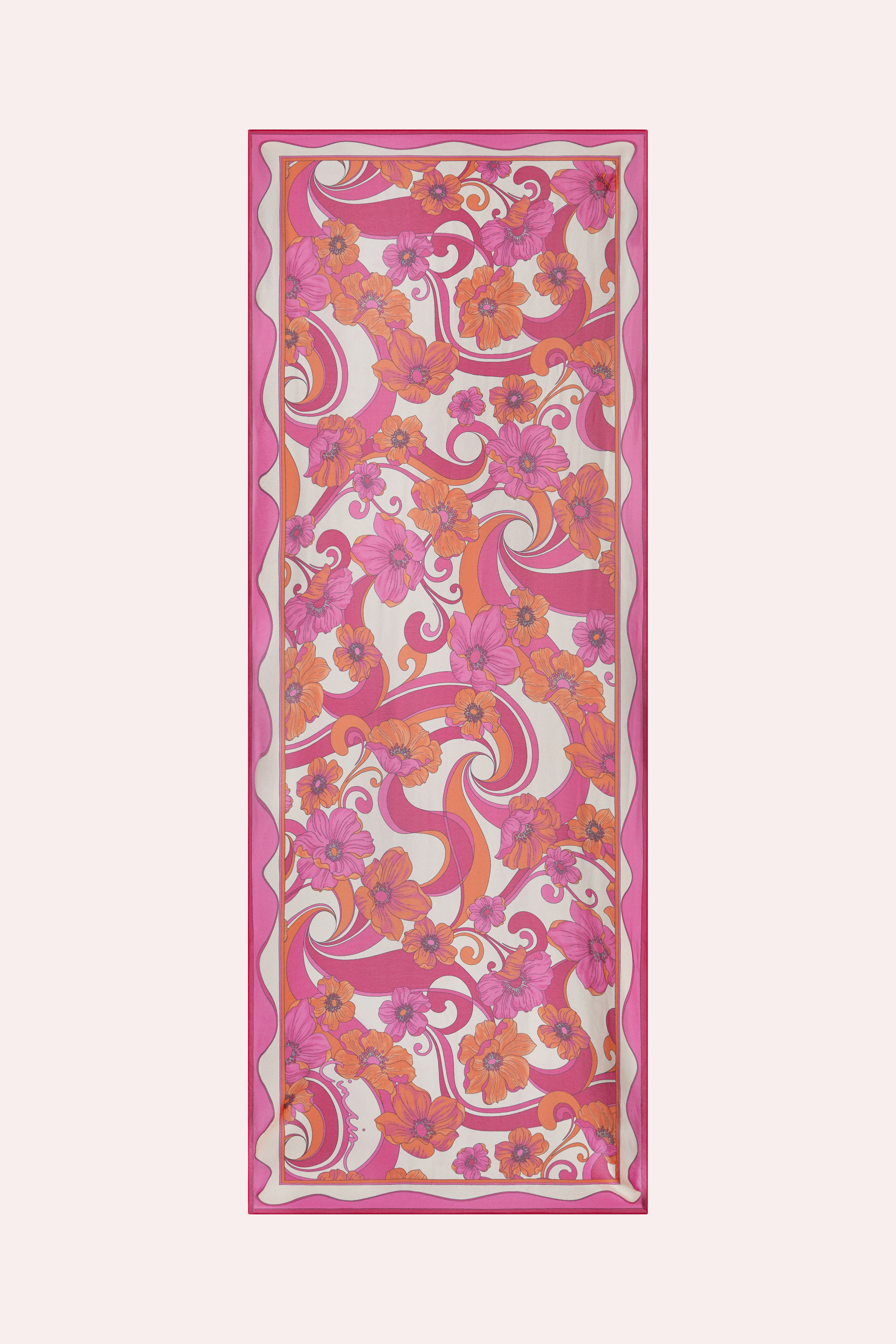 Short Sheer Scarf - Ultraviolet