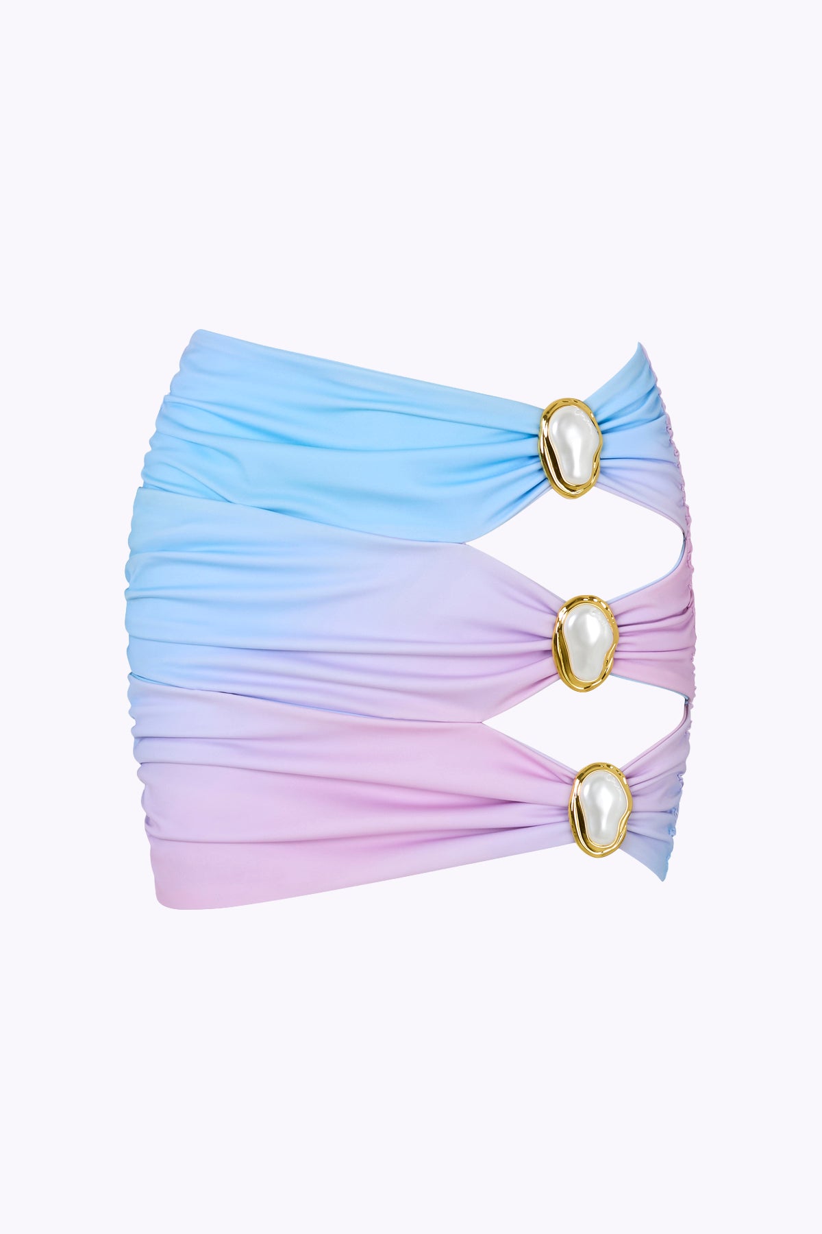 Coupe Moonstone Cut-Out Mini Skirt - Gelato