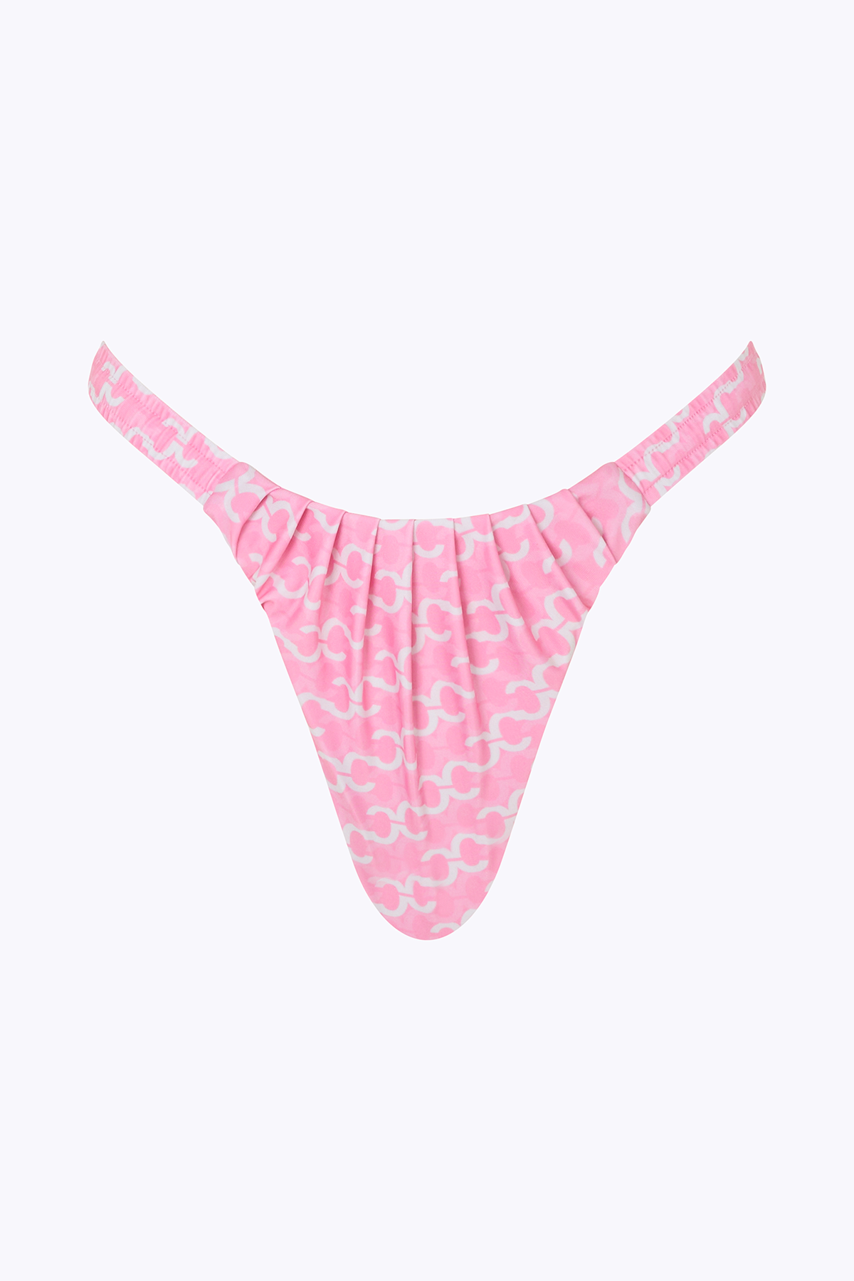 Vibe' Scrunch Bottoms - Logomania Pink