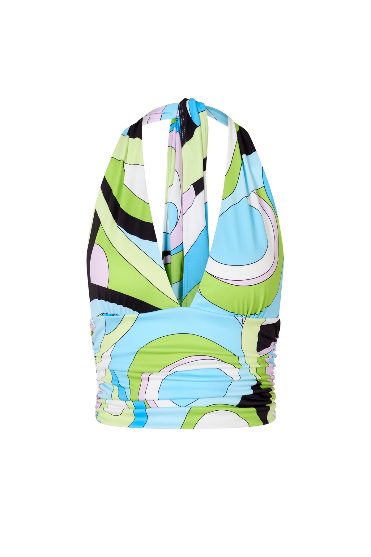 Eleganza Halter Top - Mars Blue