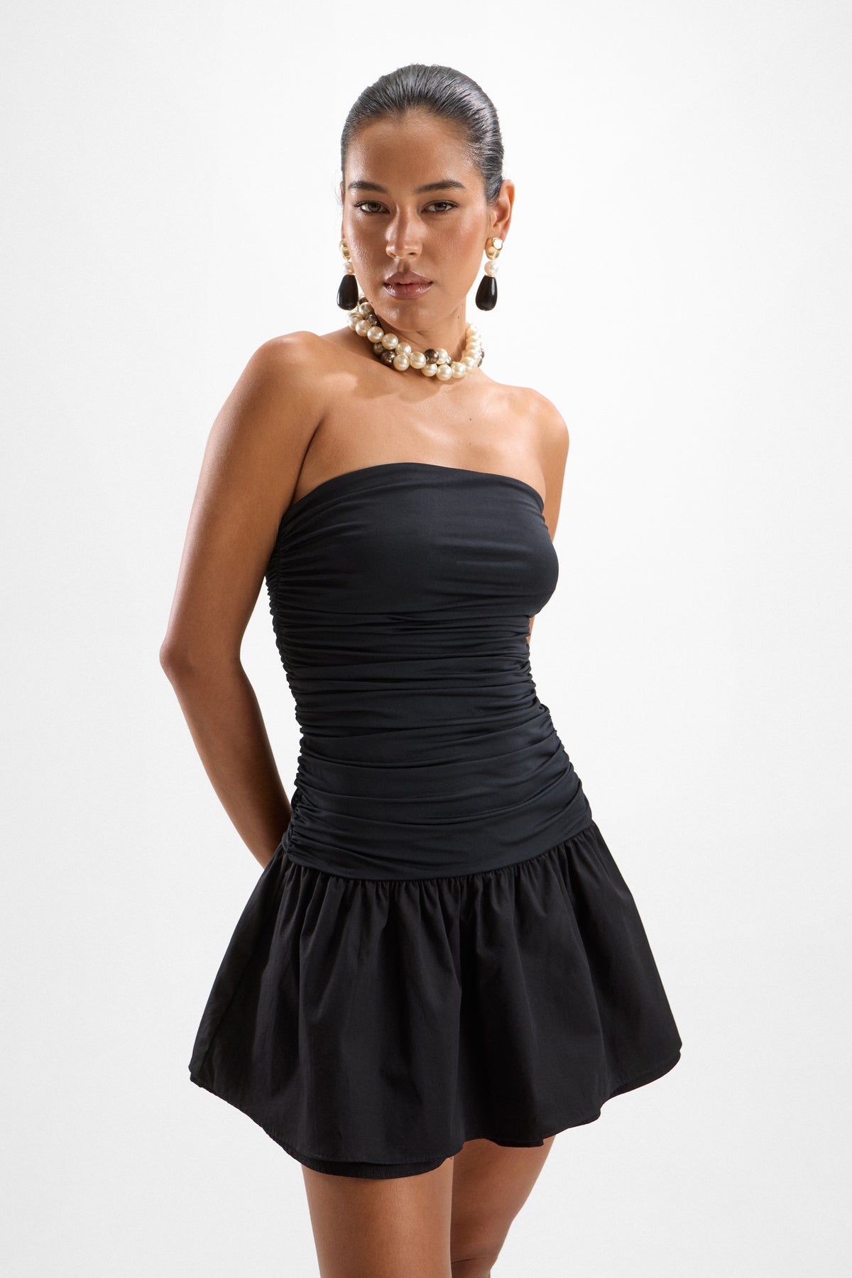 Ballerina Mini Dress - Black