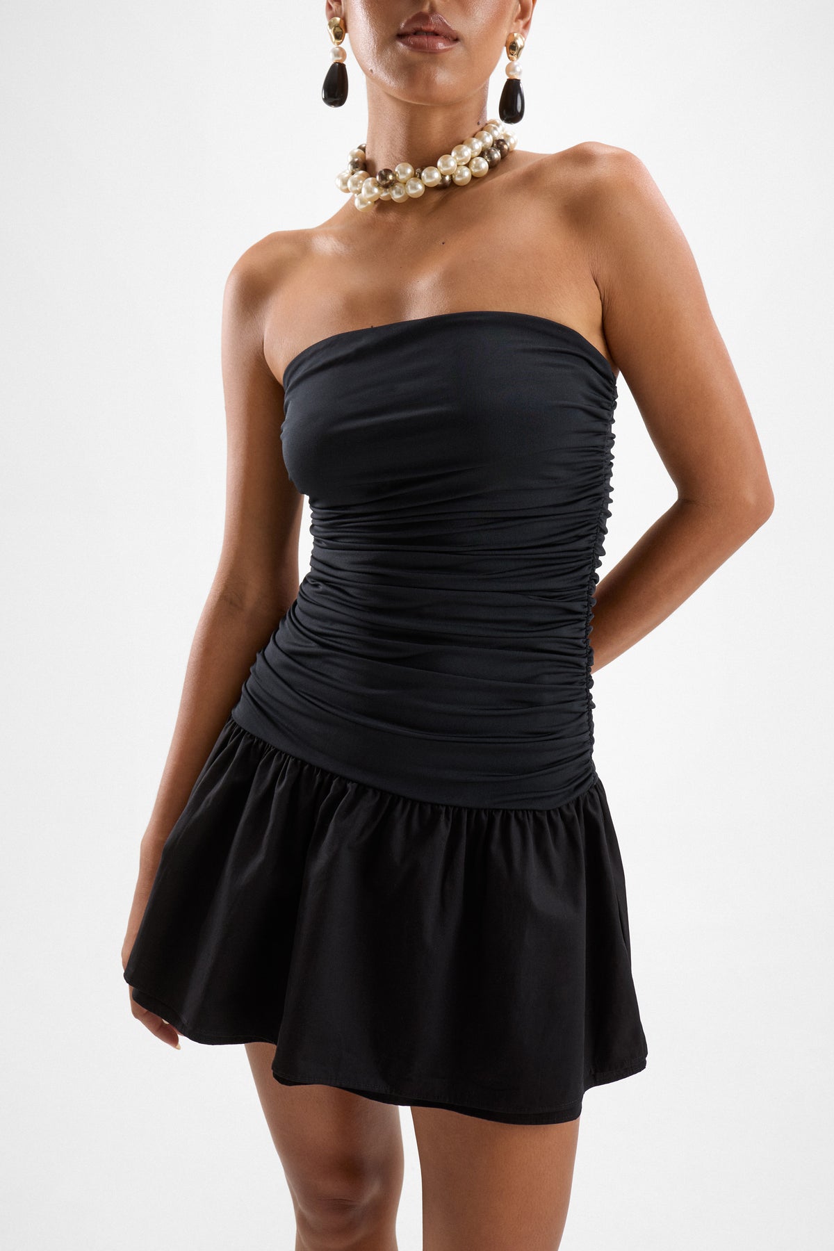 Ballerina Mini Dress - Black