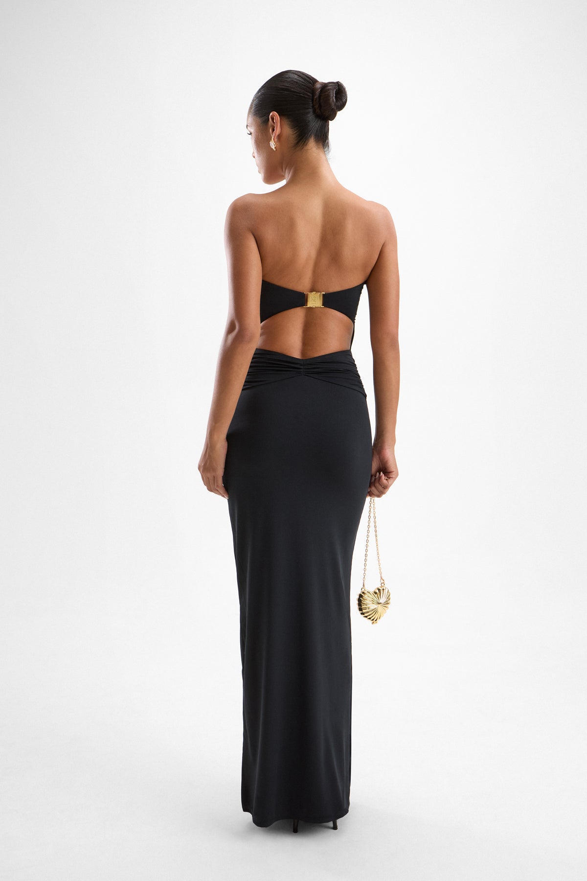 Rome Seashell Dress - Black