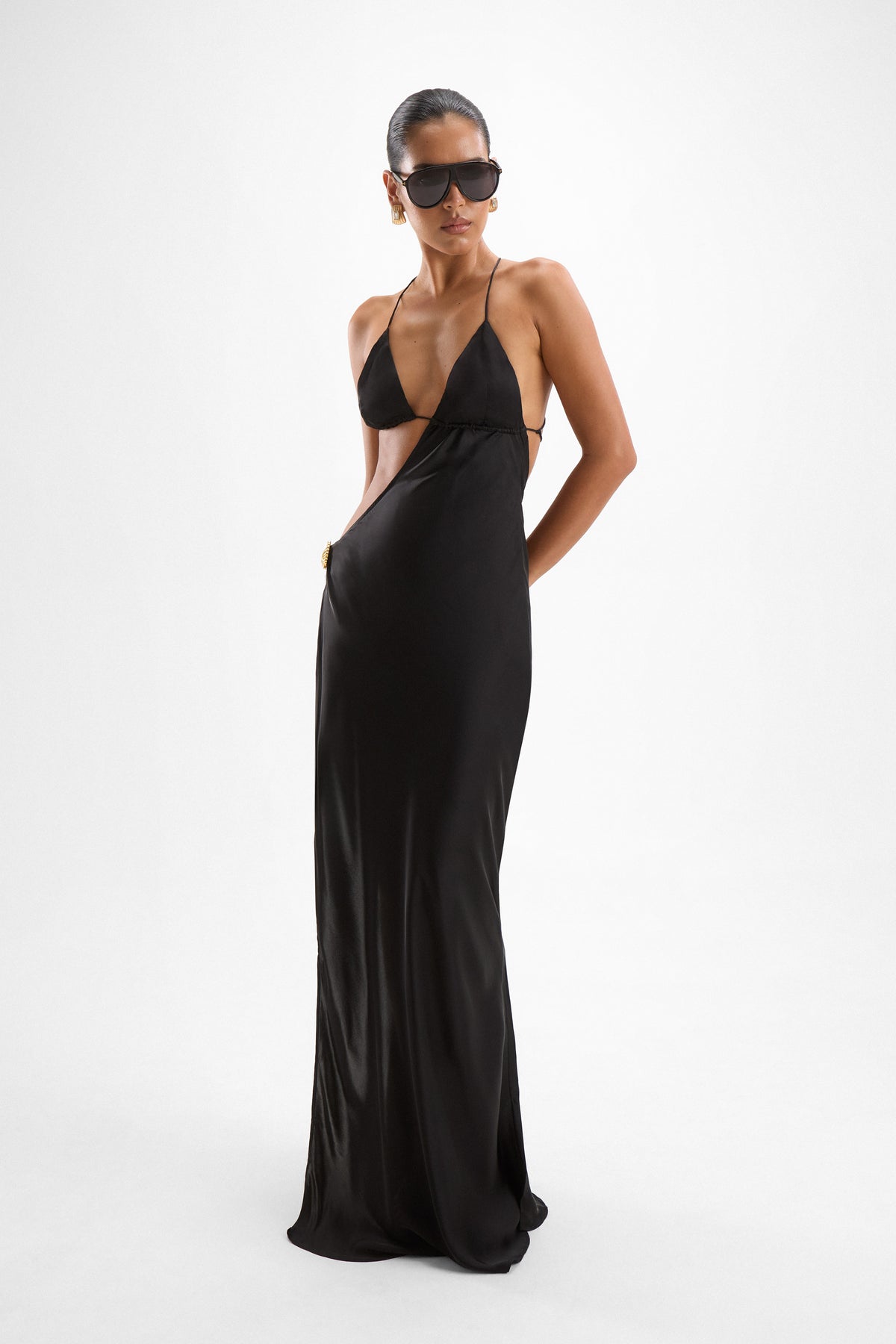 Villa Seashell Dress - Black