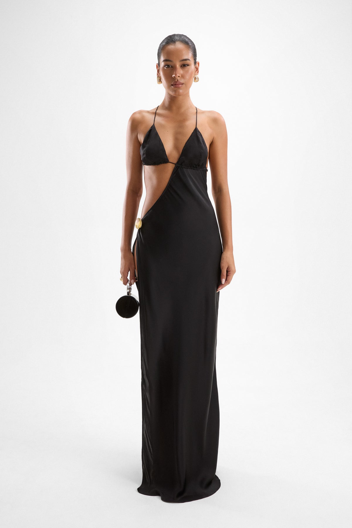 Villa Seashell Dress - Black