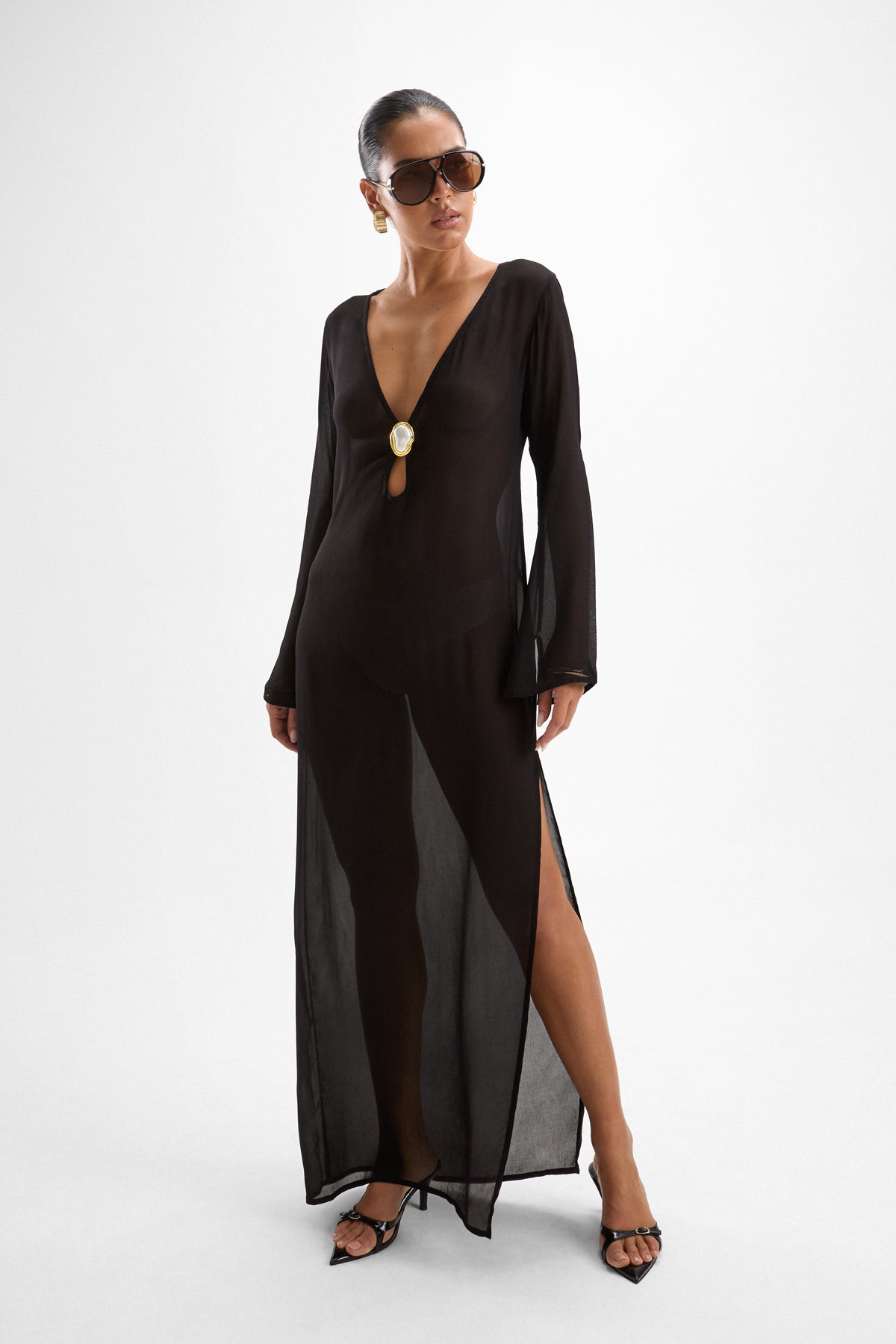 Hotline Moonstone Dress - Black