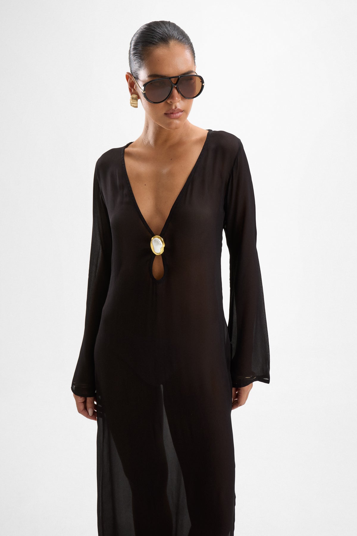 Hotline Moonstone Dress - Black