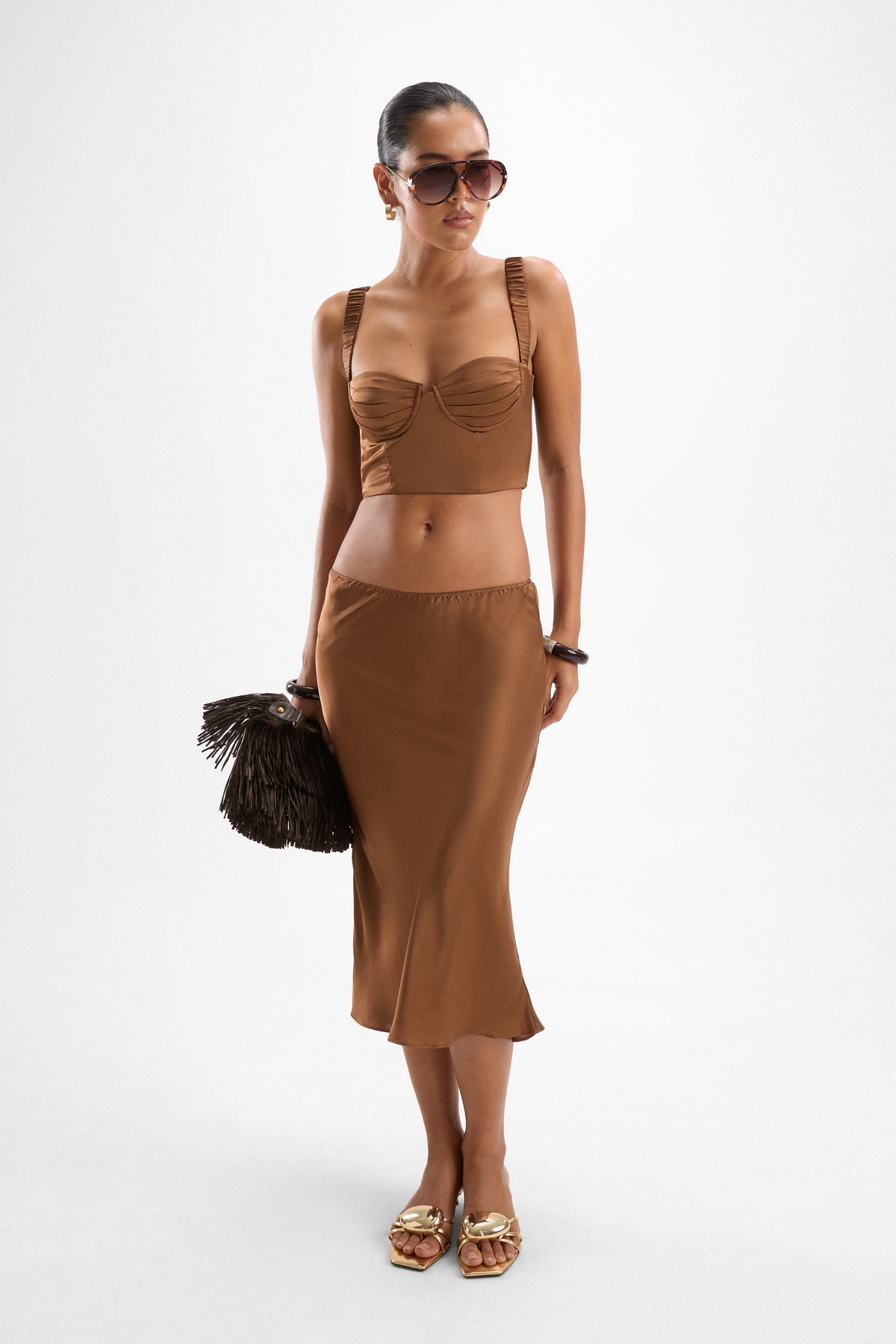 Georgia Skirt - Mocha