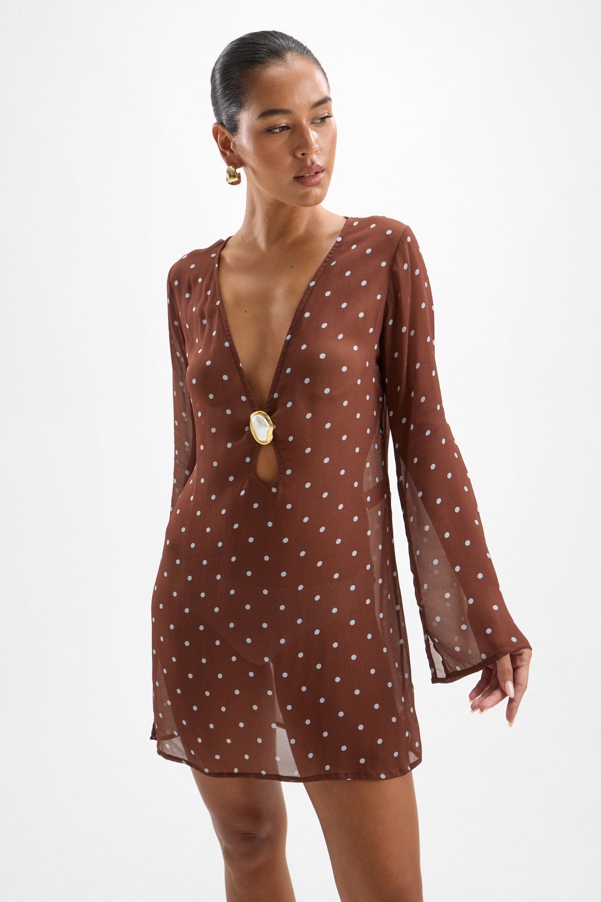 Lulu Moonstone Dress - Polka