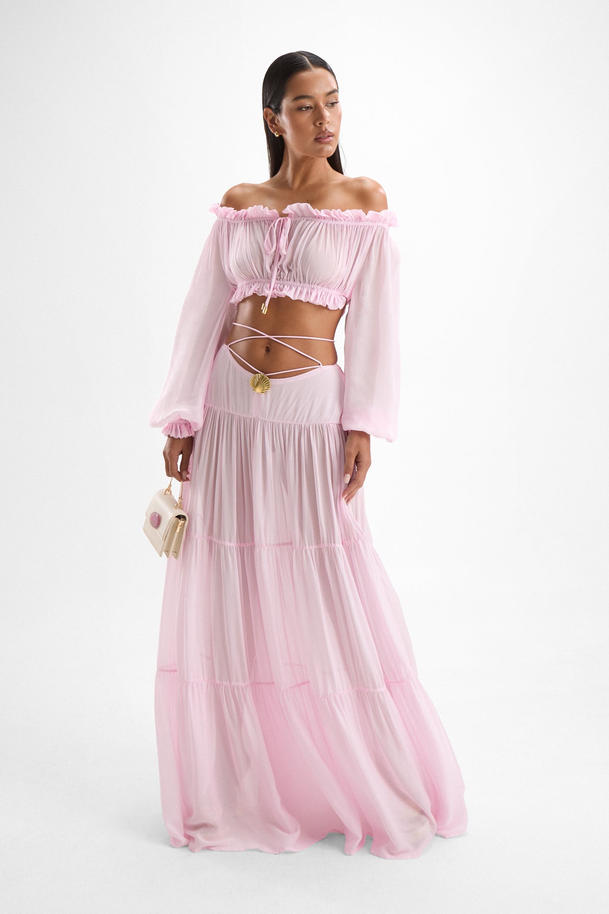 Song Seashell Skirt - Petal Pink