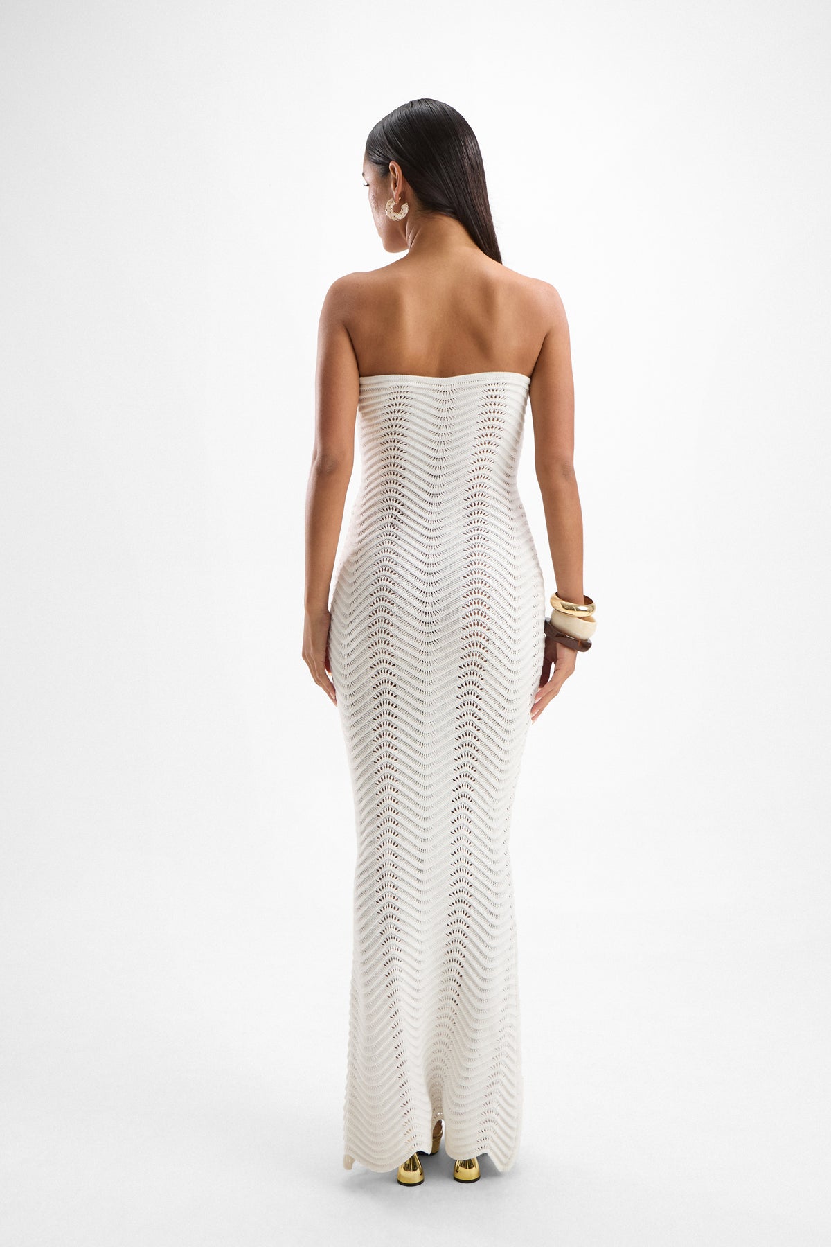 Granita Maxi Dress - Pearl