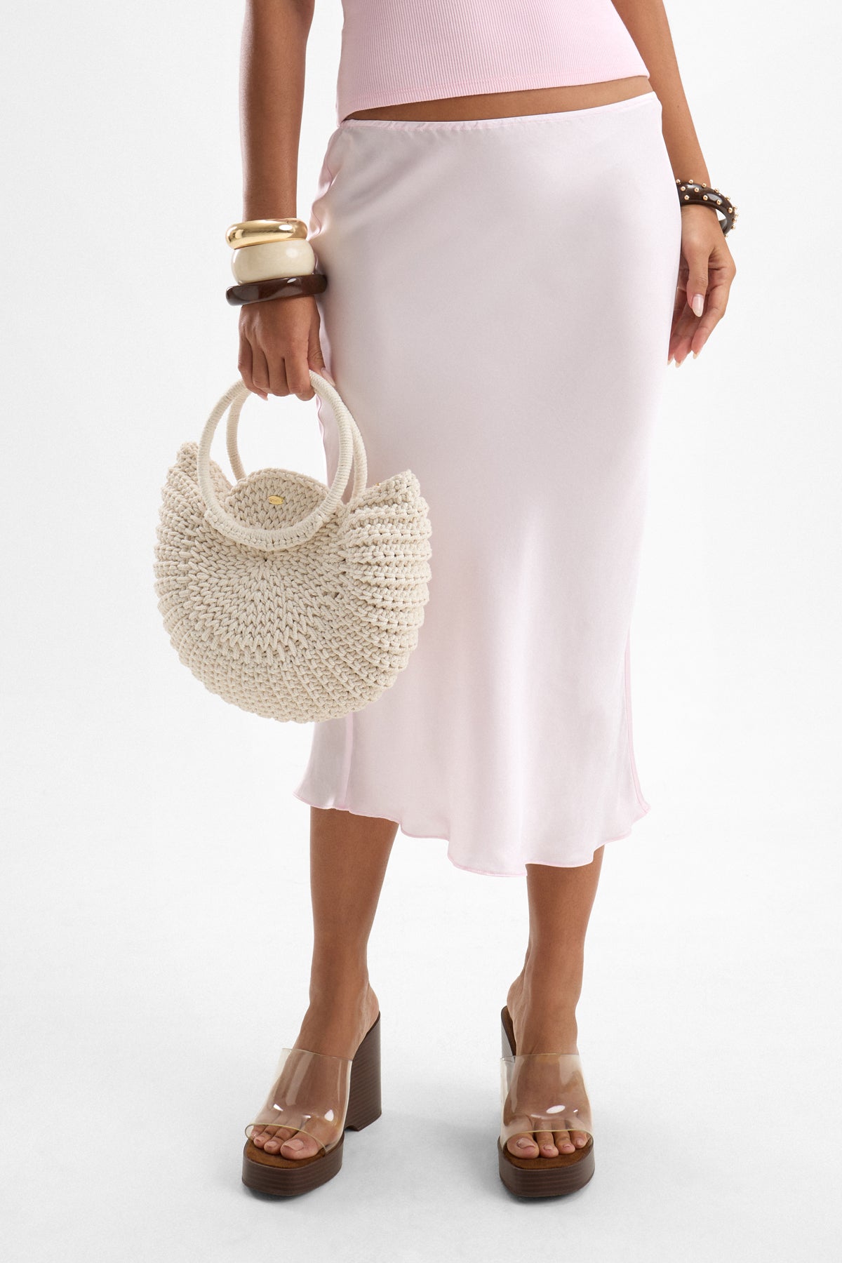 Sundial Handbag - Pearl