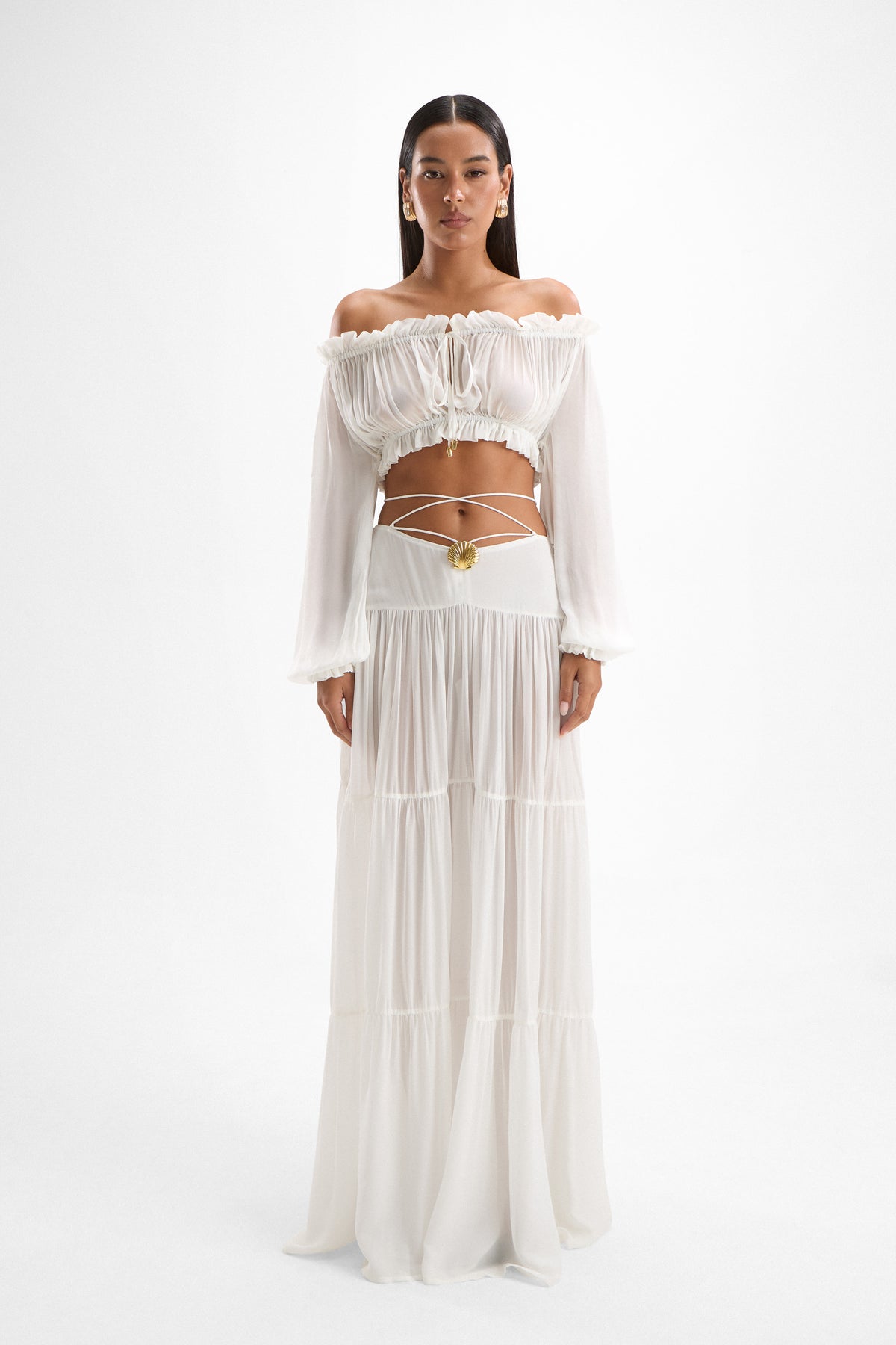 Song Seashell Skirt - Pearl