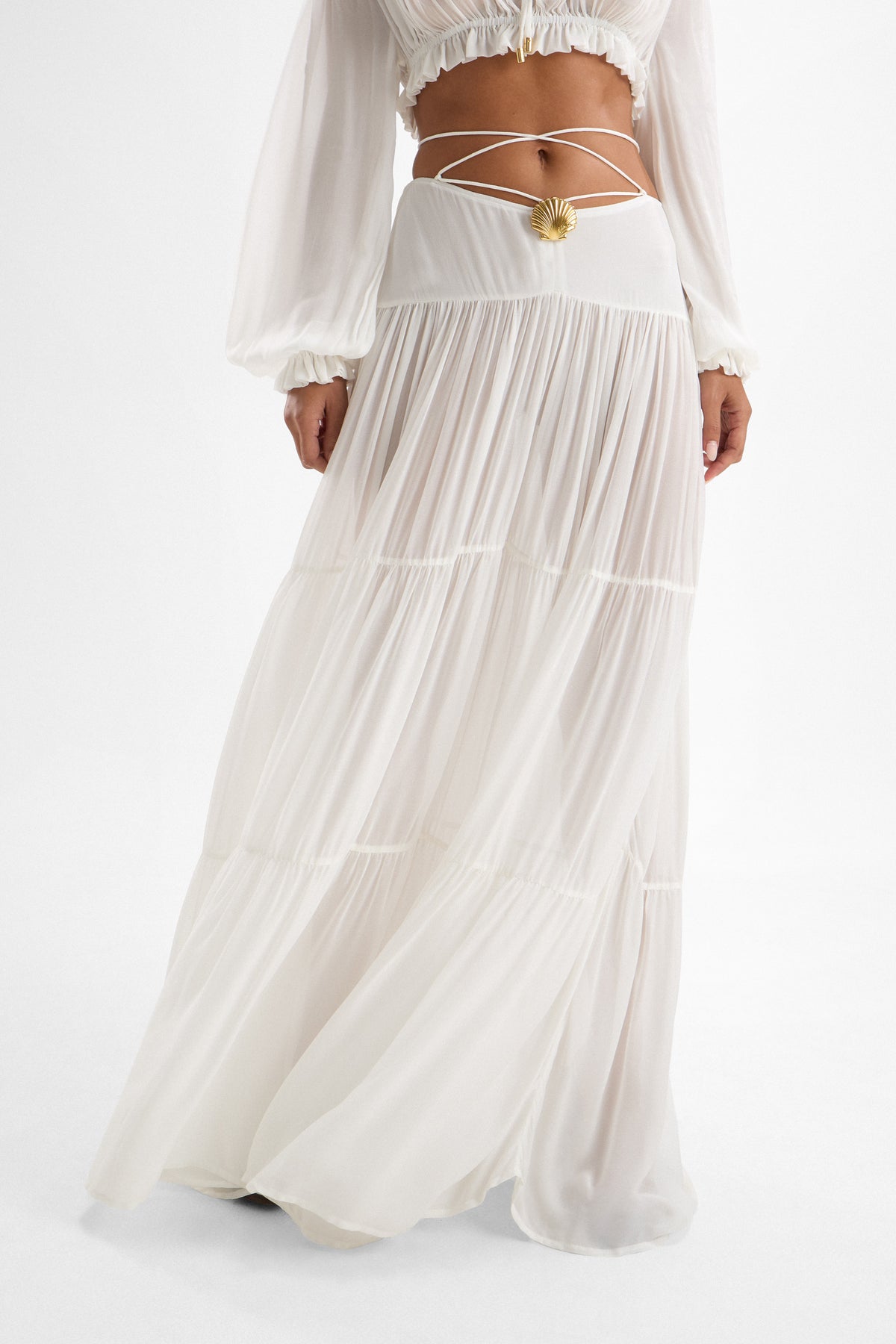 Song Seashell Skirt - Pearl